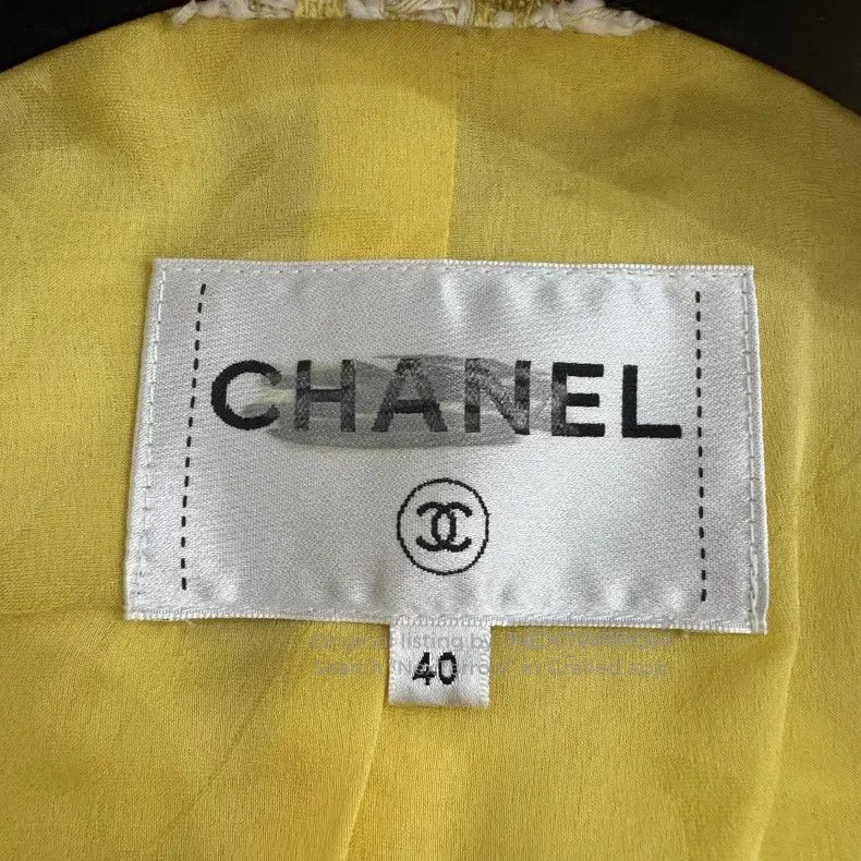 Chanel Chanel Waterfall series yellow and white colour-blocked ta Size S / US 4 / IT 40 - 3 Thumbnail