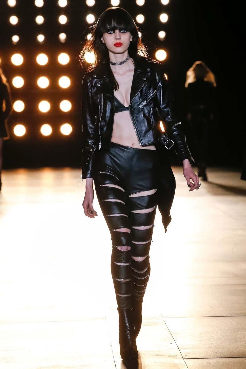 Saint Laurent Paris Saint Laurent SLP Leather Moto Jacket- Size US L / EU 52-54 / 3 - 9 Thumbnail