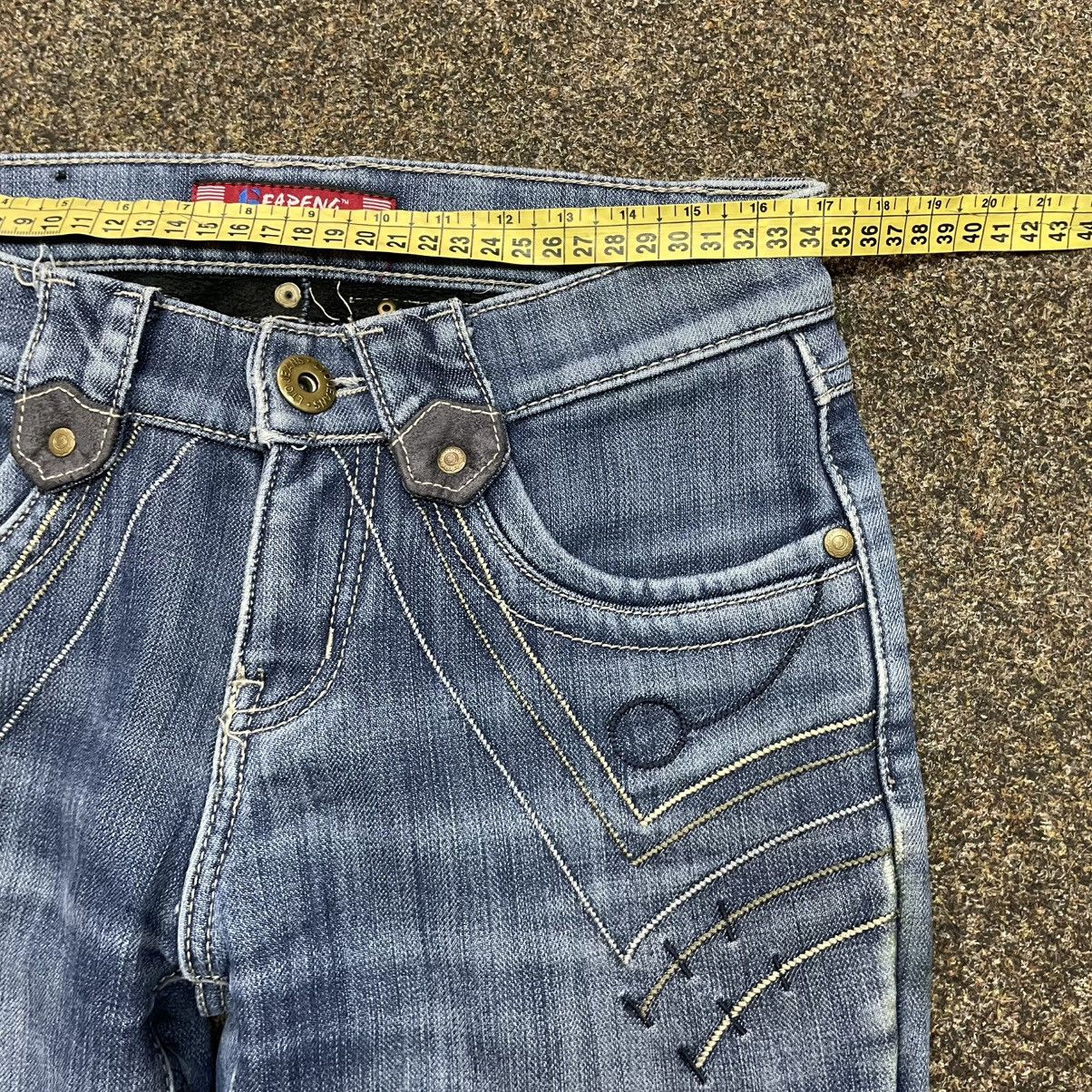 Vintage Vintage Y2K Baggy Wide Leg Bootcut Jeans Faded Skate Graphic Size 32" / US 10 / IT 46 - 6 Thumbnail