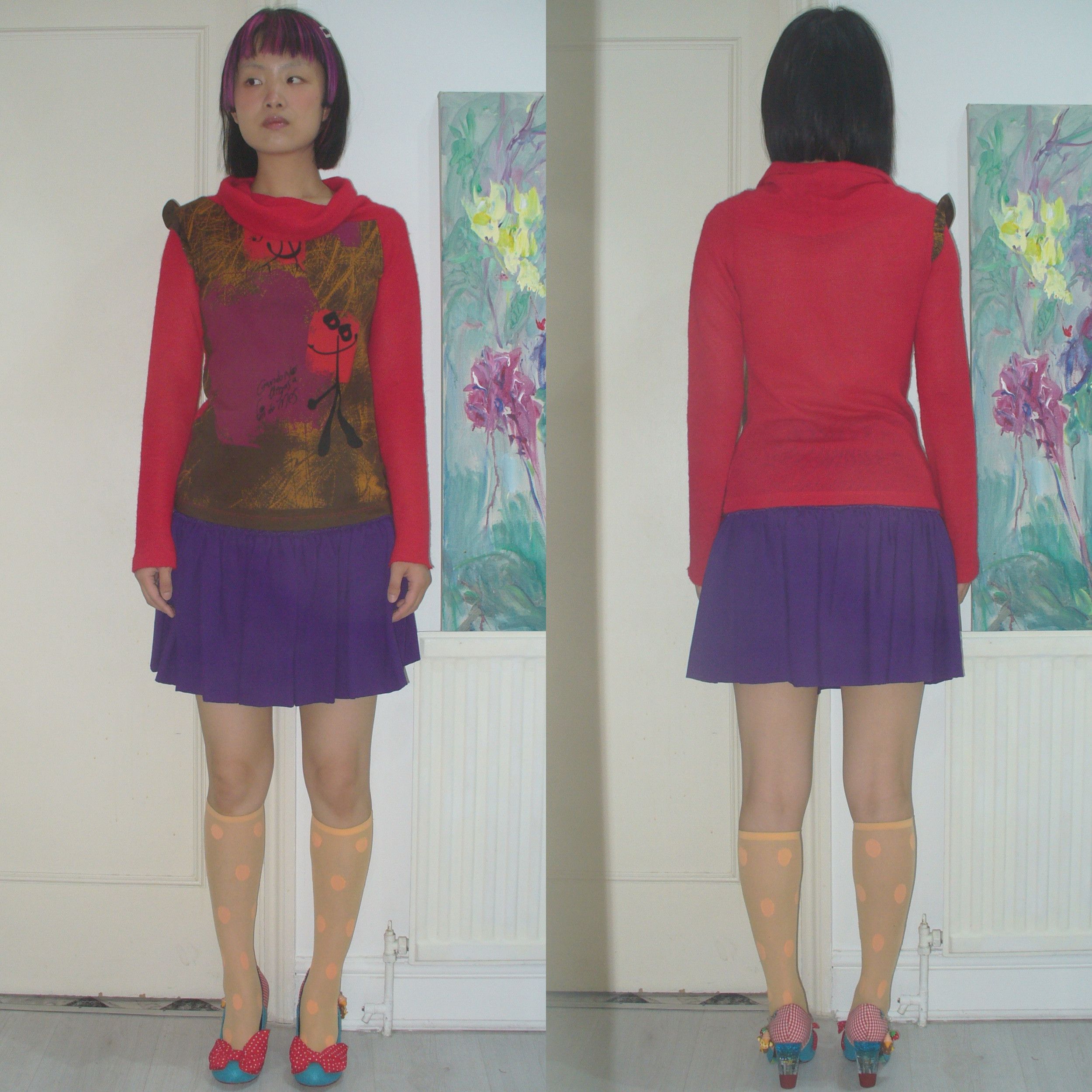 Miu Miu Miu Miu purple skirt made in Italy Size 27" / US 4 / IT 40 - 6 Thumbnail