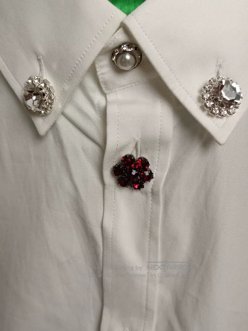 Givenchy Givenchy Size39 White Shirt Size US M / EU 48-50 / 2 - 4 Thumbnail