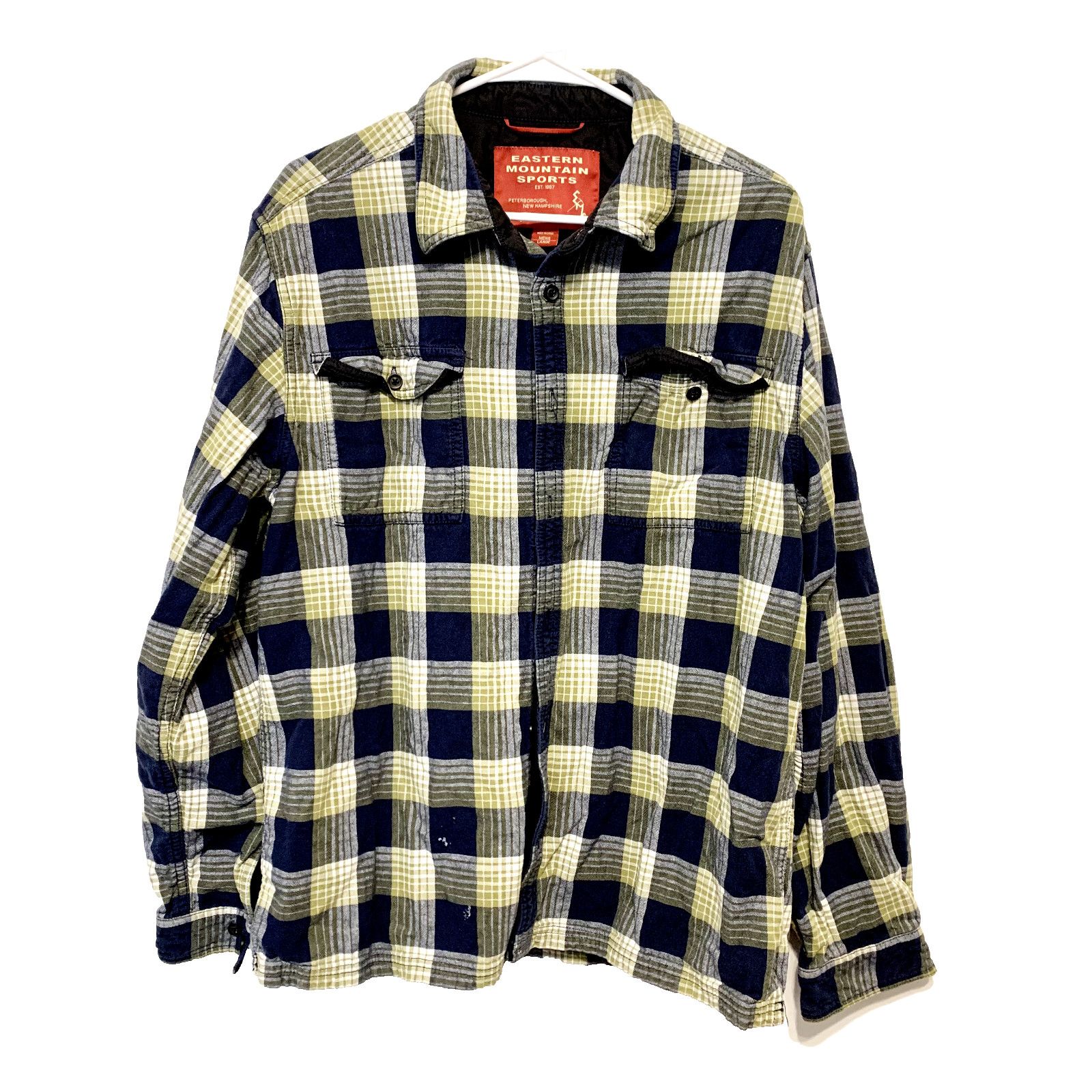 Eastern Mountain Sports EASTERN MOUNTAIN SPORTS Long Sleeved Plaid Button Up Shirt Size US L / EU 52-54 / 3 - 1 Thumbnail