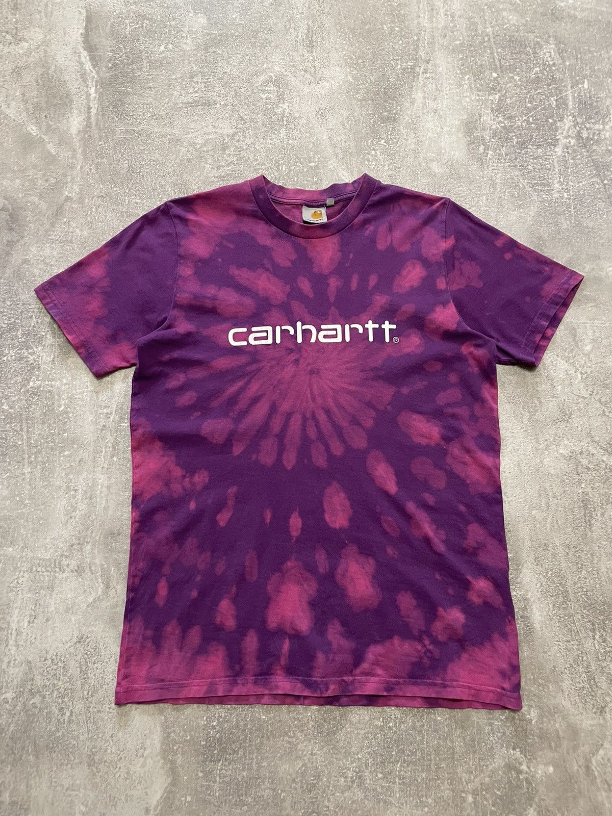 Carhartt Vintage Carhartt Purple T-Shirt Tie Dye Custom Y2K Size US M / EU 48-50 / 2 - 1 Thumbnail