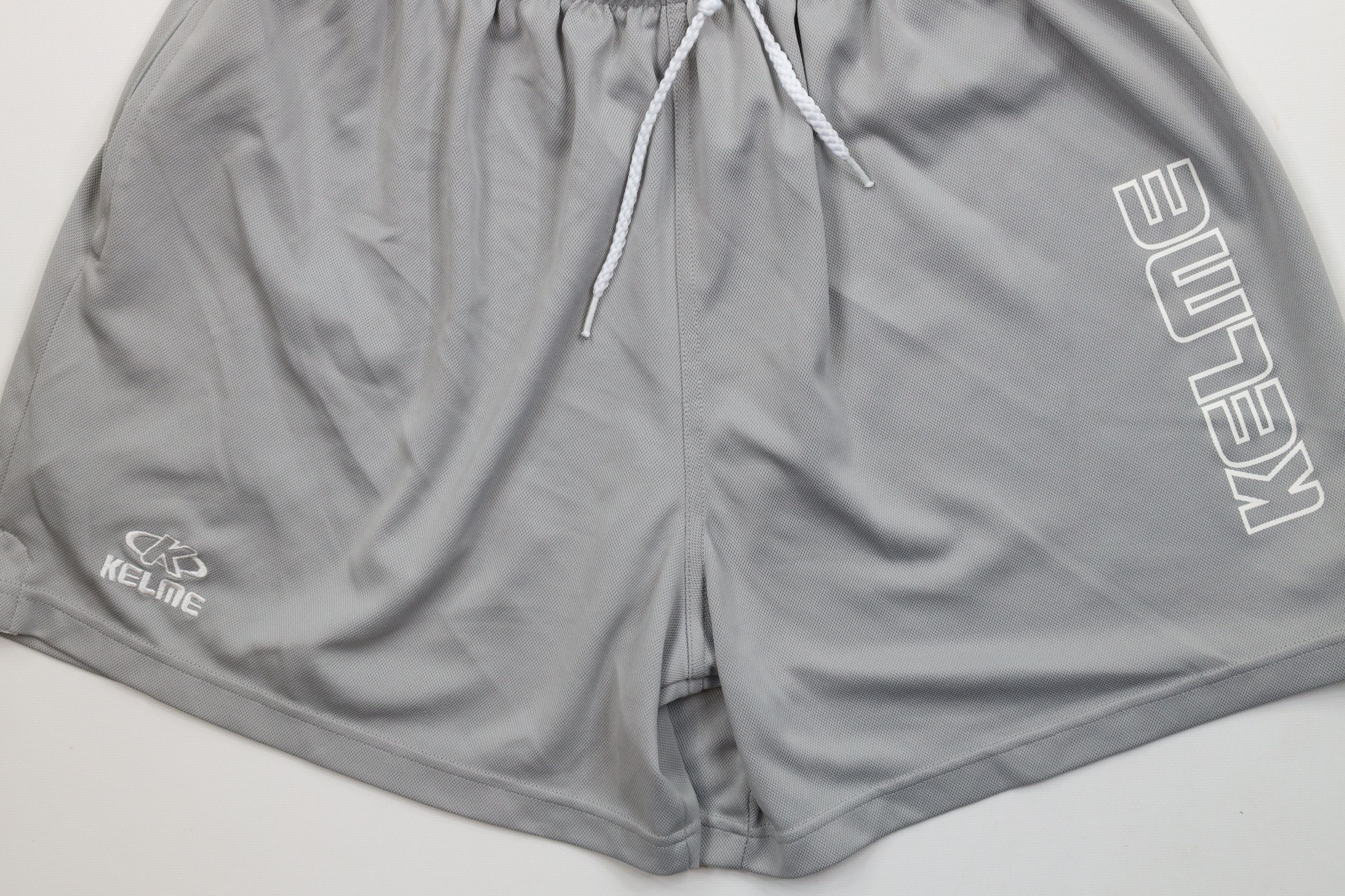 Vintage Vtg 90s Kelme Futbol Above Knee Soccer Shorts Gray Polyester Size US 36 / EU 52 - 3 Thumbnail