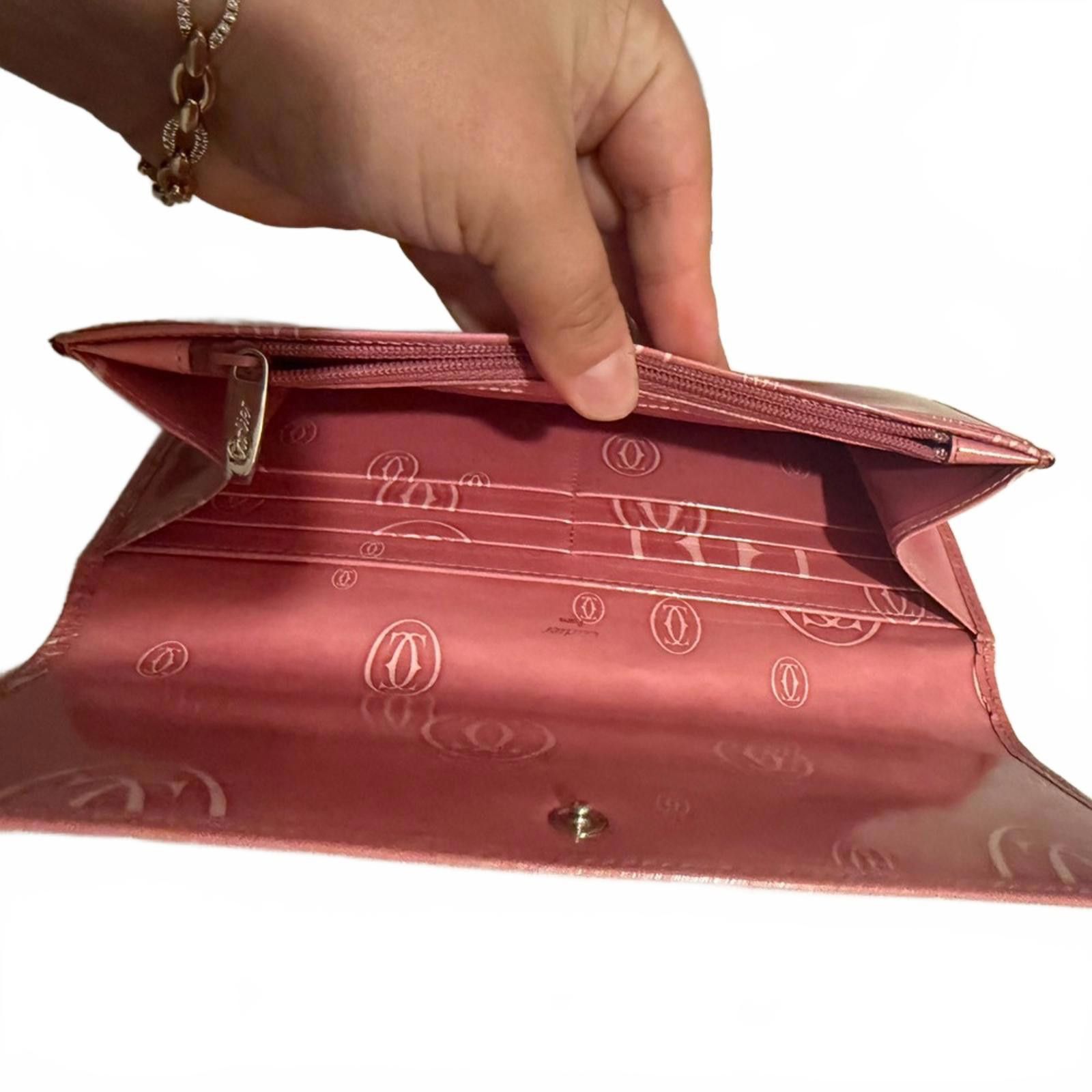 Cartier Authentic Pink Cartier Happy Birthday Long Wallet- GUC Size ONE SIZE - 9 Thumbnail