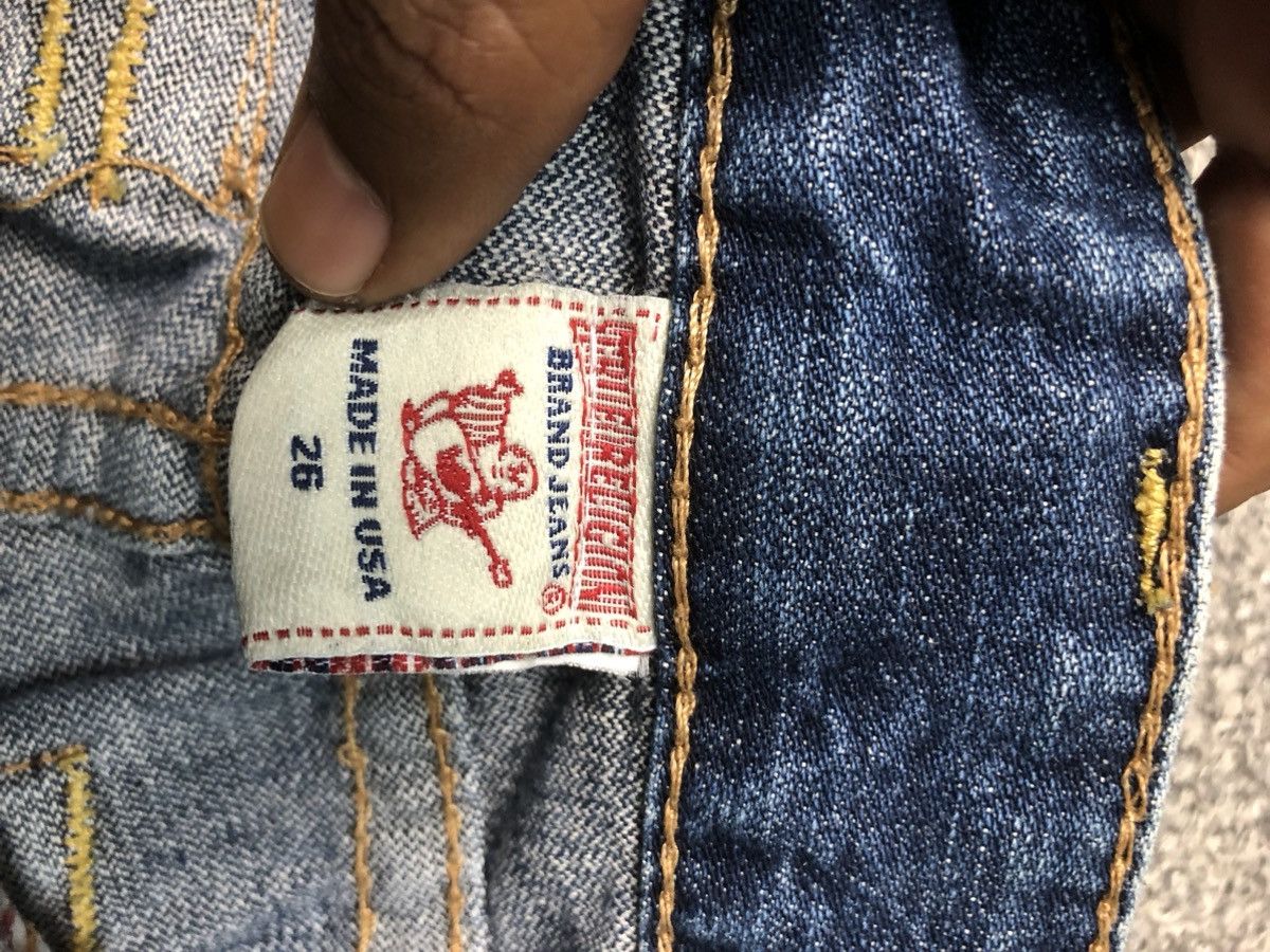 Japanese Brand × True Religion × Vintage Vintage Faded Blue True Religion Ella Rainbow Flare Jeans Size 30" / US 8 / IT 44 - 21 Thumbnail