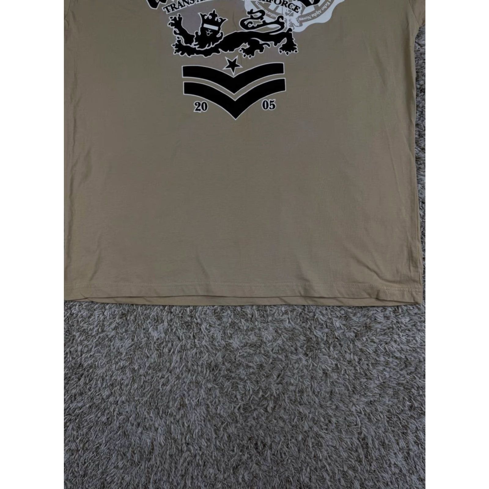 Akademiks VINTAGE Akademiks T-Shirt Hip Hop Trans Atlantic Taskforce Tee XL Ivory Men Short Sleeve Crew Neck Graphic Print 2000s Size US XL / EU 56 / 4 - 7 Thumbnail