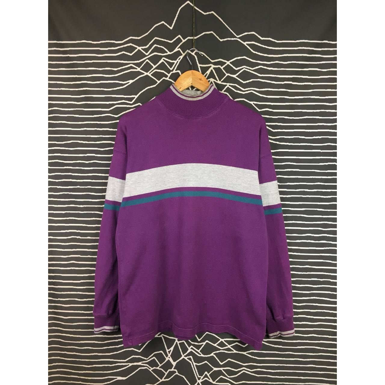 Vintage Vtg Thatcher & Cross Made In Usa Rugby Sweatshirt Size US M / EU 48-50 / 2 - 2 Thumbnail