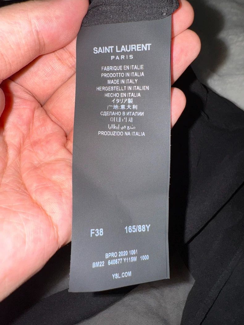 Saint Laurent Paris Saint laurent paris Silk see-through multi-streamer shirt 2 Size XS / US 0-2 / IT 36-38 - 3 Thumbnail