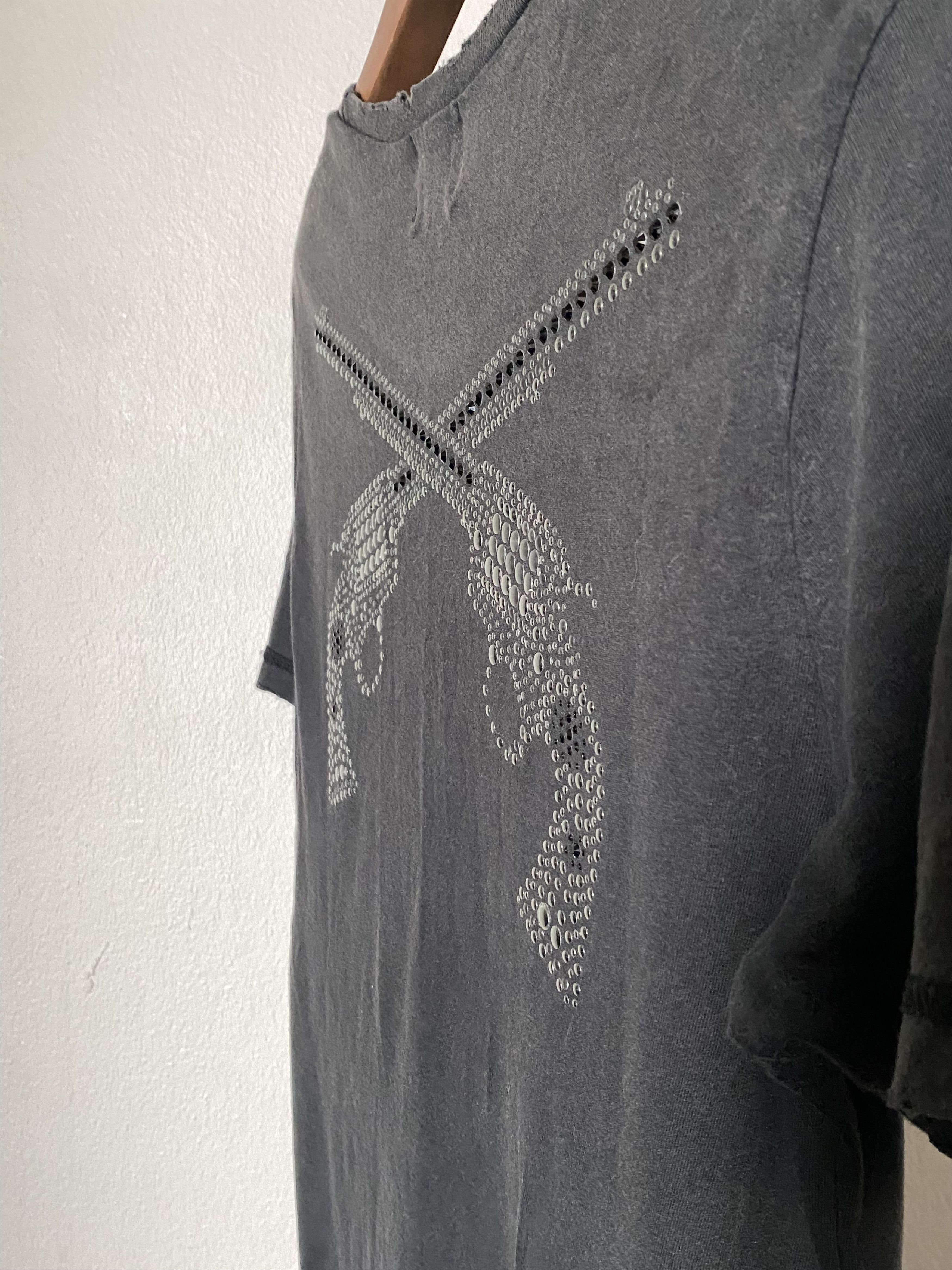 Roar Wash faded distressed with Rhine stone& Studed Size US M / EU 48-50 / 2 - 9 Thumbnail