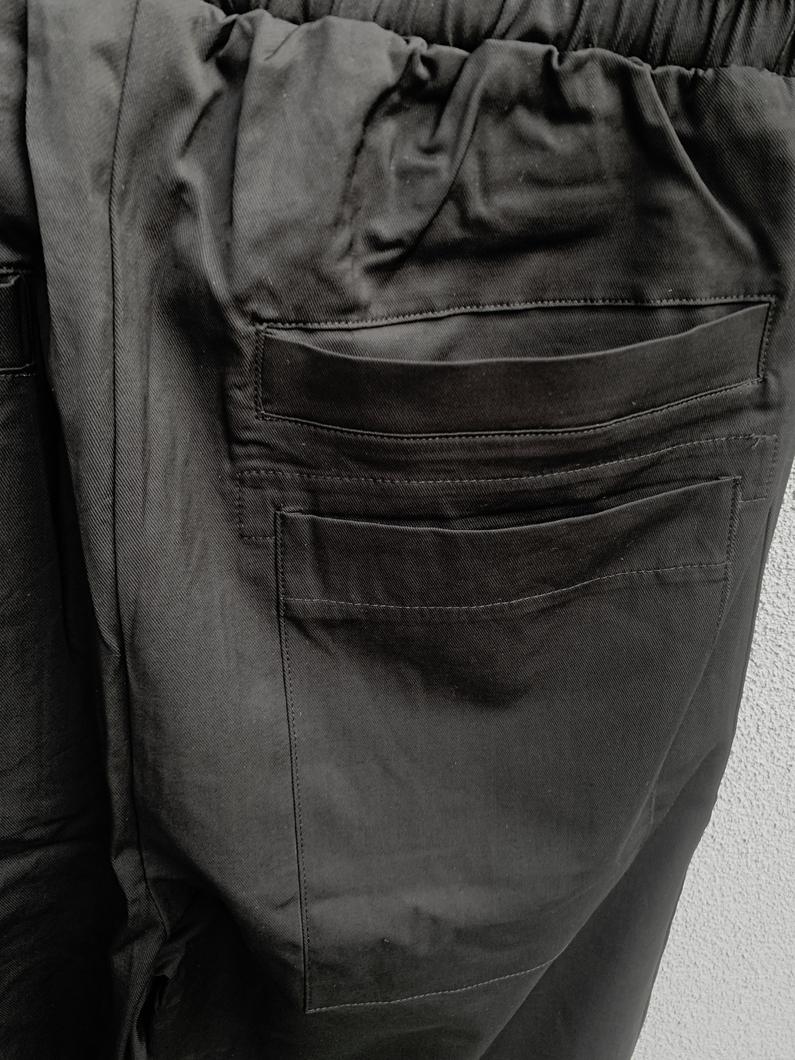 Thom Krom Thom Krom Rayon Drop Crotch Trousers Black M Size US 32 / EU 48 - 9 Thumbnail