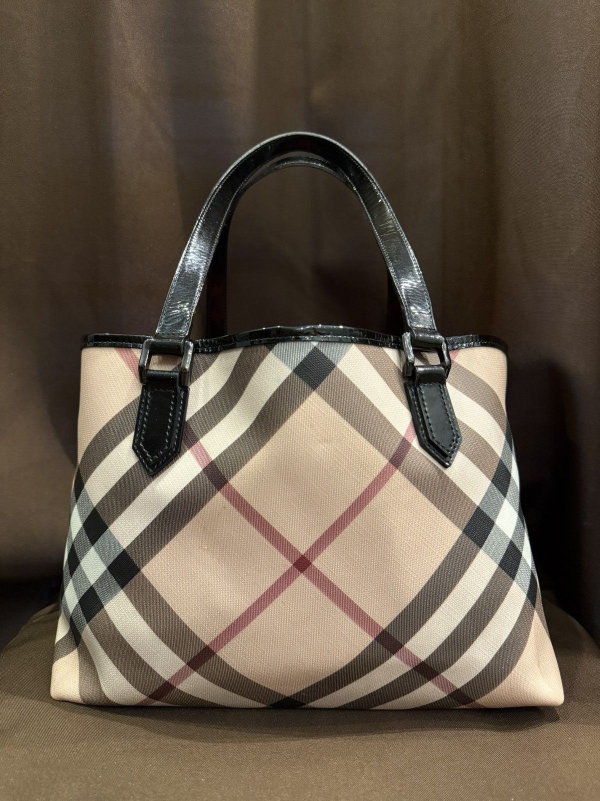 Burberry Burberry Nova Check Women’s Shoulder Tote Bag Shopper Dior Size ONE SIZE - 6 Thumbnail