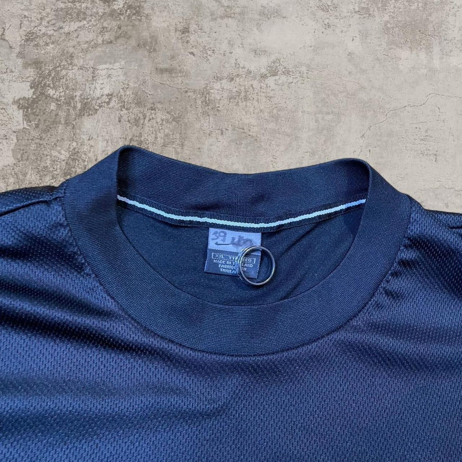 Nike Y2K Nike black jersey style dri-fit t-shirt size XXL Size US XXL / EU 58 / 5 - 2 Thumbnail