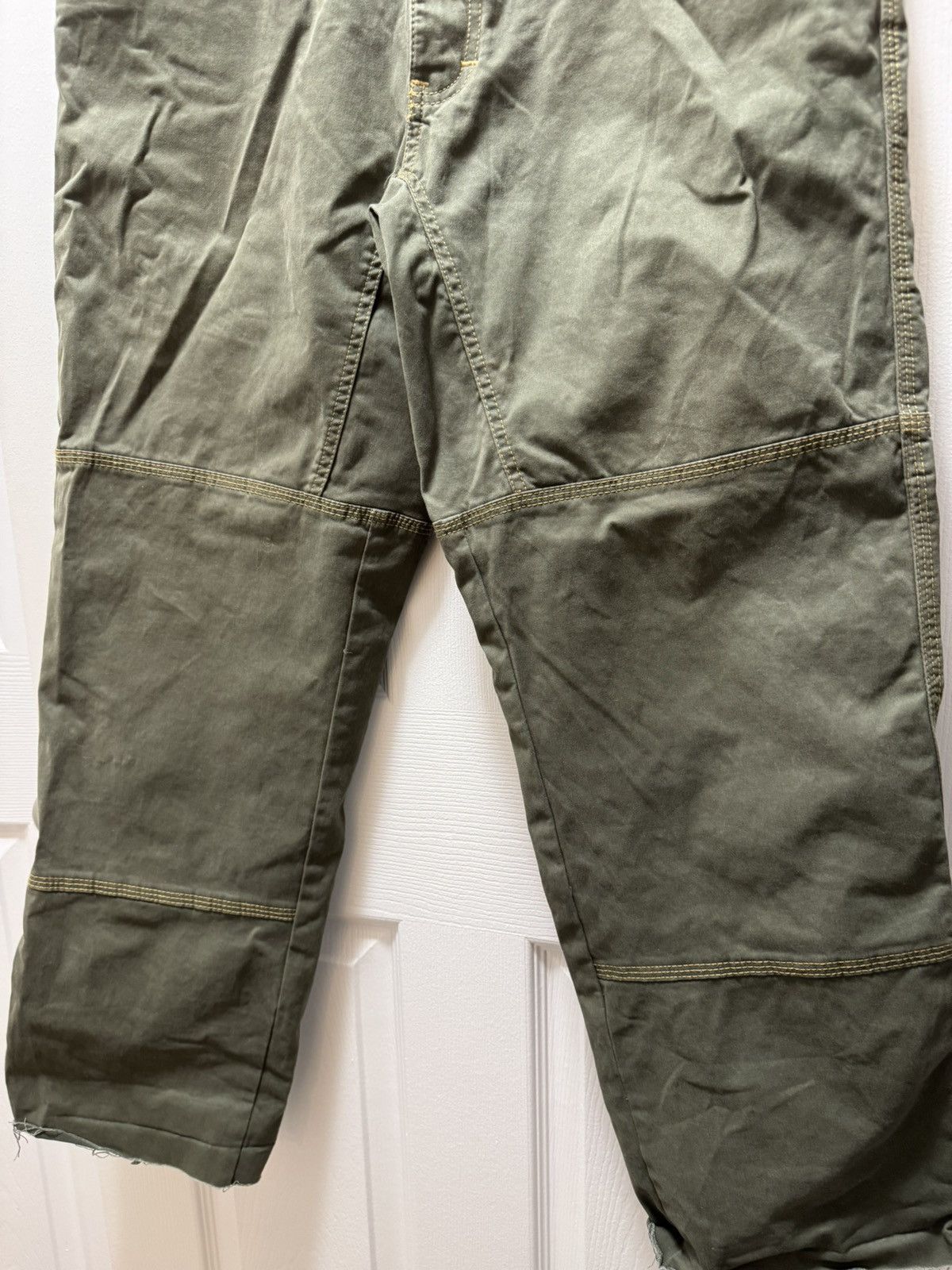 Cabelas Cabelas Green Double Knee Cargo Streetwear Pants Vintage Size US 34 / EU 50 - 3 Thumbnail
