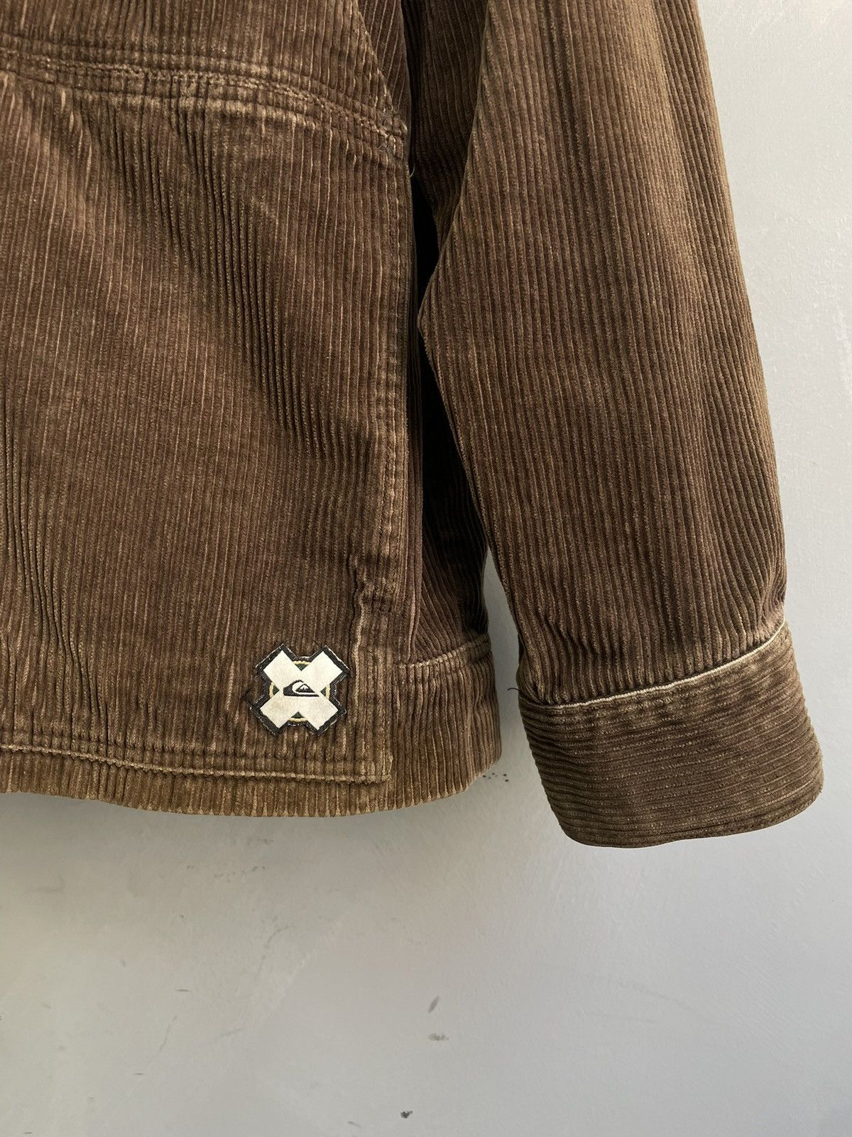 Quiksilver Quiksilver Brown Corduroy Workwear Jacket Size M Size US M / EU 48-50 / 2 - 3 Thumbnail