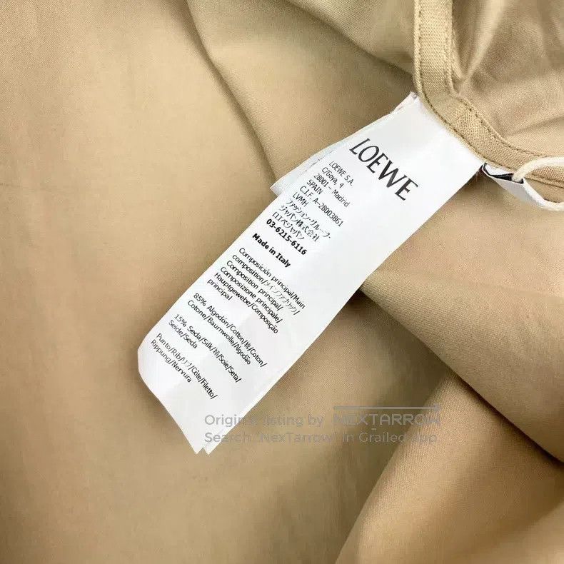 Loewe Loewe Cotton short fur coat Size XXS / US 00 / IT 34 - 5 Thumbnail