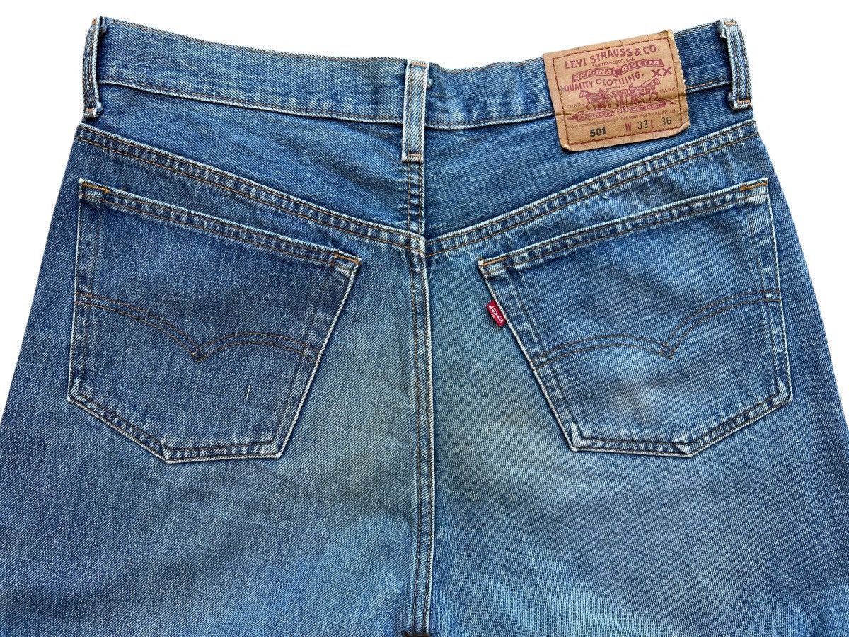 Levi's Vintage 90s Levis 501 Stonewash Usa Denim Jeans 32x31 Size US 32 / EU 48 - 7 Thumbnail