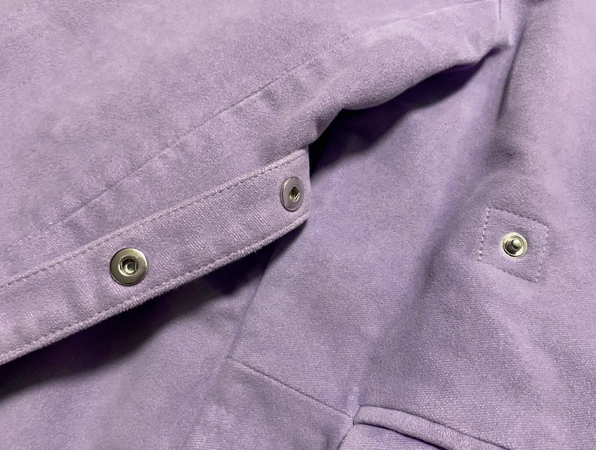 Acne Studios Women’s Oversized Single-breasted Cotton Blazer Light Purple Size ONE SIZE - 11 Thumbnail