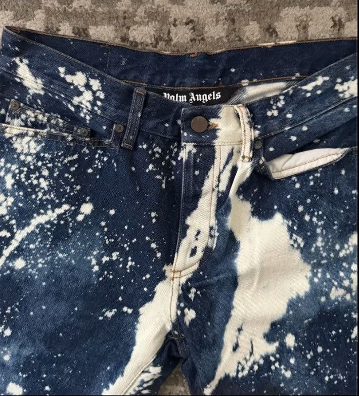 Palm Angels Palm Angels Galaxy Dye Slim Fit Jeans Size US 34 / EU 50 - 4 Thumbnail