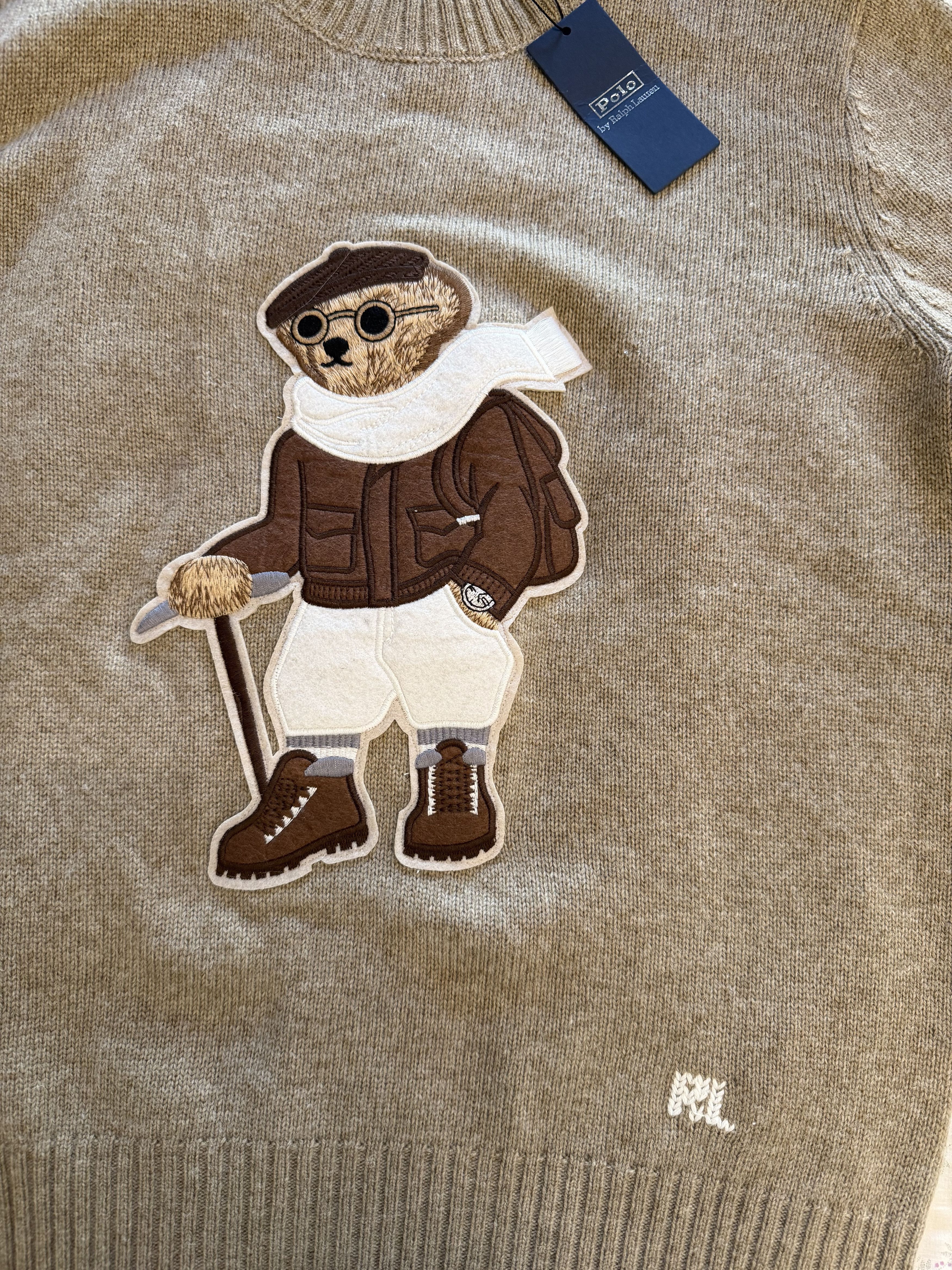 Polo Ralph Lauren Polo Ralph Lauren Bear Cashmere Sweater Size US L / EU 52-54 / 3 - 2 Thumbnail