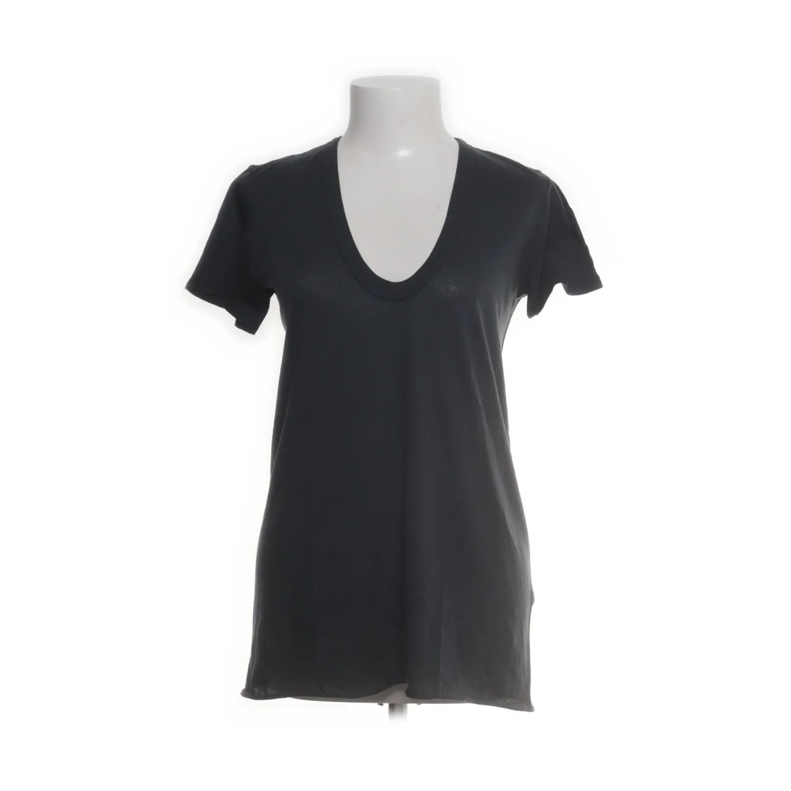 Enza Costa Pima Cotton Deep Scoop Tee Size S / US 4 / IT 40 - 1 Thumbnail