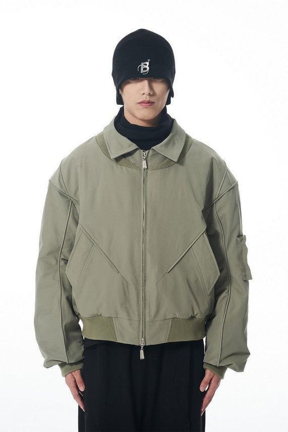 Only The Blind Blind No Plan MA-1 Oversized Destructive Bomber Jacket M Y2K Size US M / EU 48-50 / 2 - 1 Thumbnail