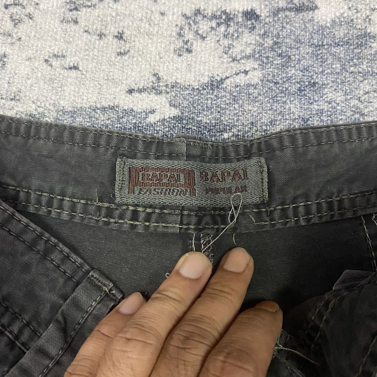 If Six Was Nine × Japanese Brand Vintage Bapai Japanese Faded Punk Parachute Bondage Cargo Size US 31 - 8 Thumbnail
