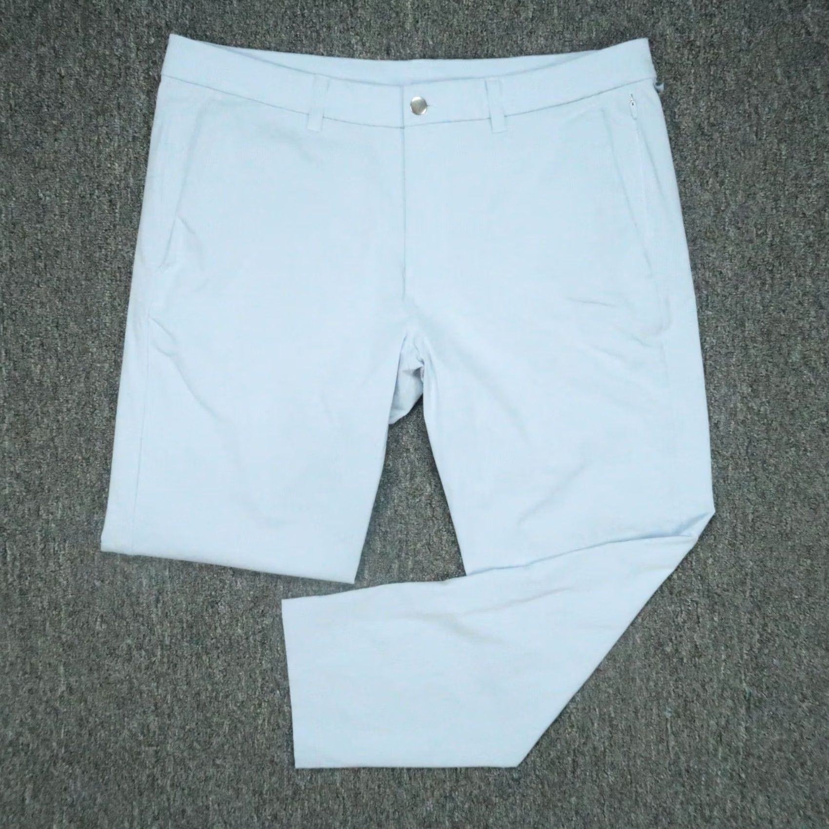 Lululemon Lululemon Pants Mens 38x29 Blue Slim Chino Straight Flat Front Zip Pocket Trouser B Size US 38 / EU 54 - 2 Thumbnail