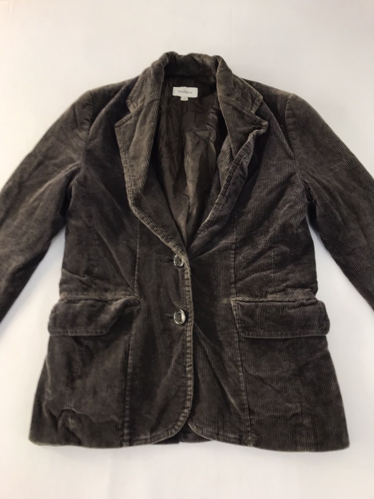 Japanese Brand Vert Dense Jacket Full Button Corduroy Design Size S / US 4 / IT 40 - 3 Thumbnail