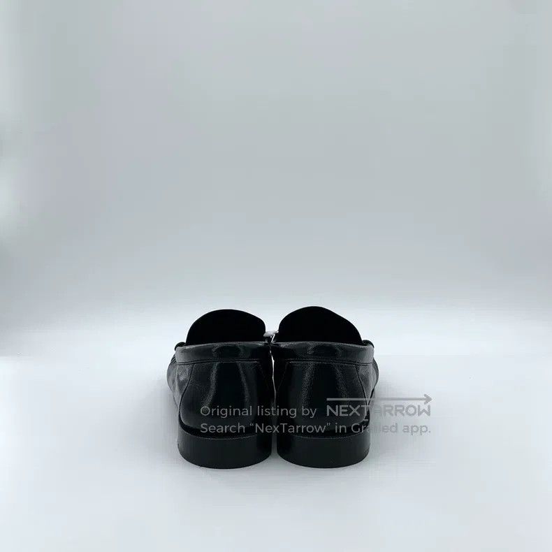 Saint Laurent Paris Saint Laurent Paris Black Logo Gold Mark Leather Casual Sl Size US 7 / EU 40 - 4 Thumbnail