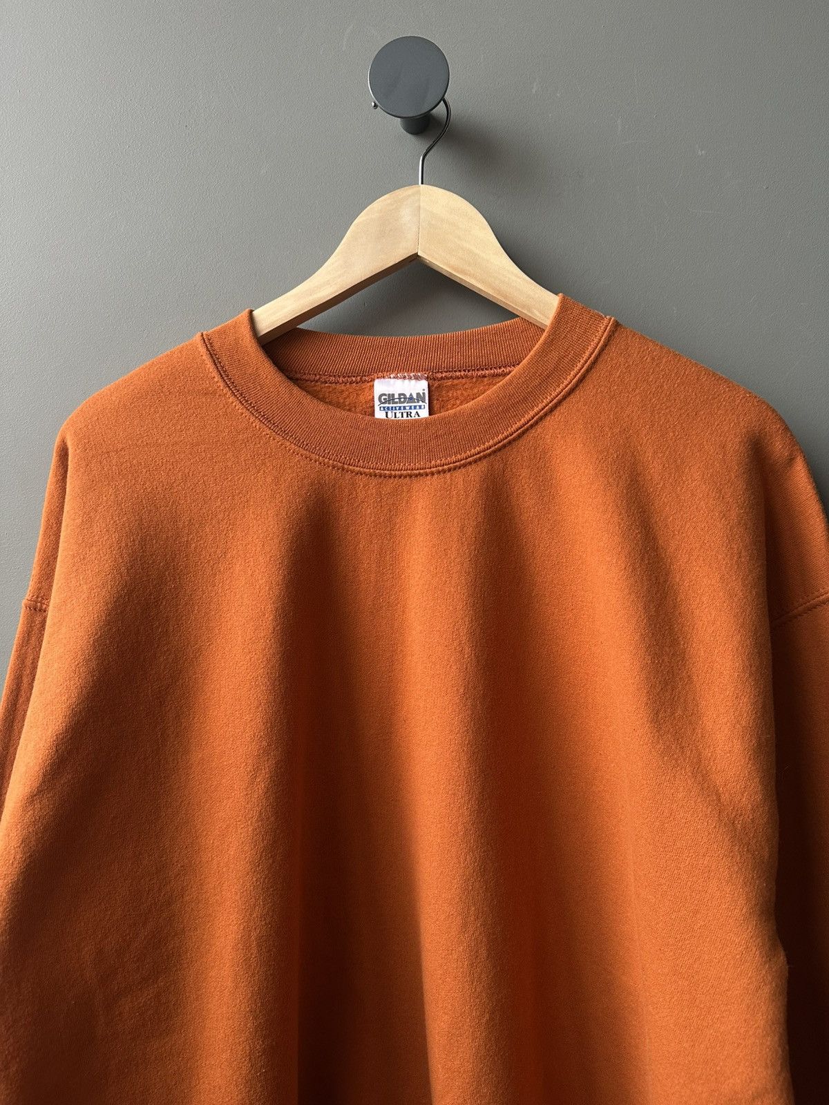 Gildan Gildan Orange Cotton Polyester Sweatshirt Size L Size US L / EU 52-54 / 3 - 2 Thumbnail