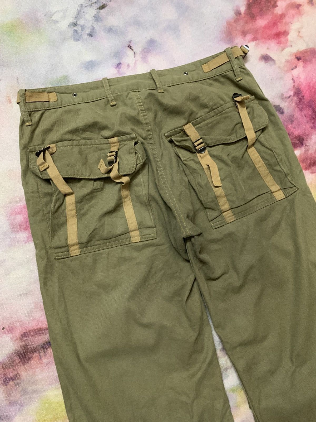 Johnbull Johnbull Kojima Army Fatigue Straight Pants Size US 32 / EU 48 - 10 Thumbnail
