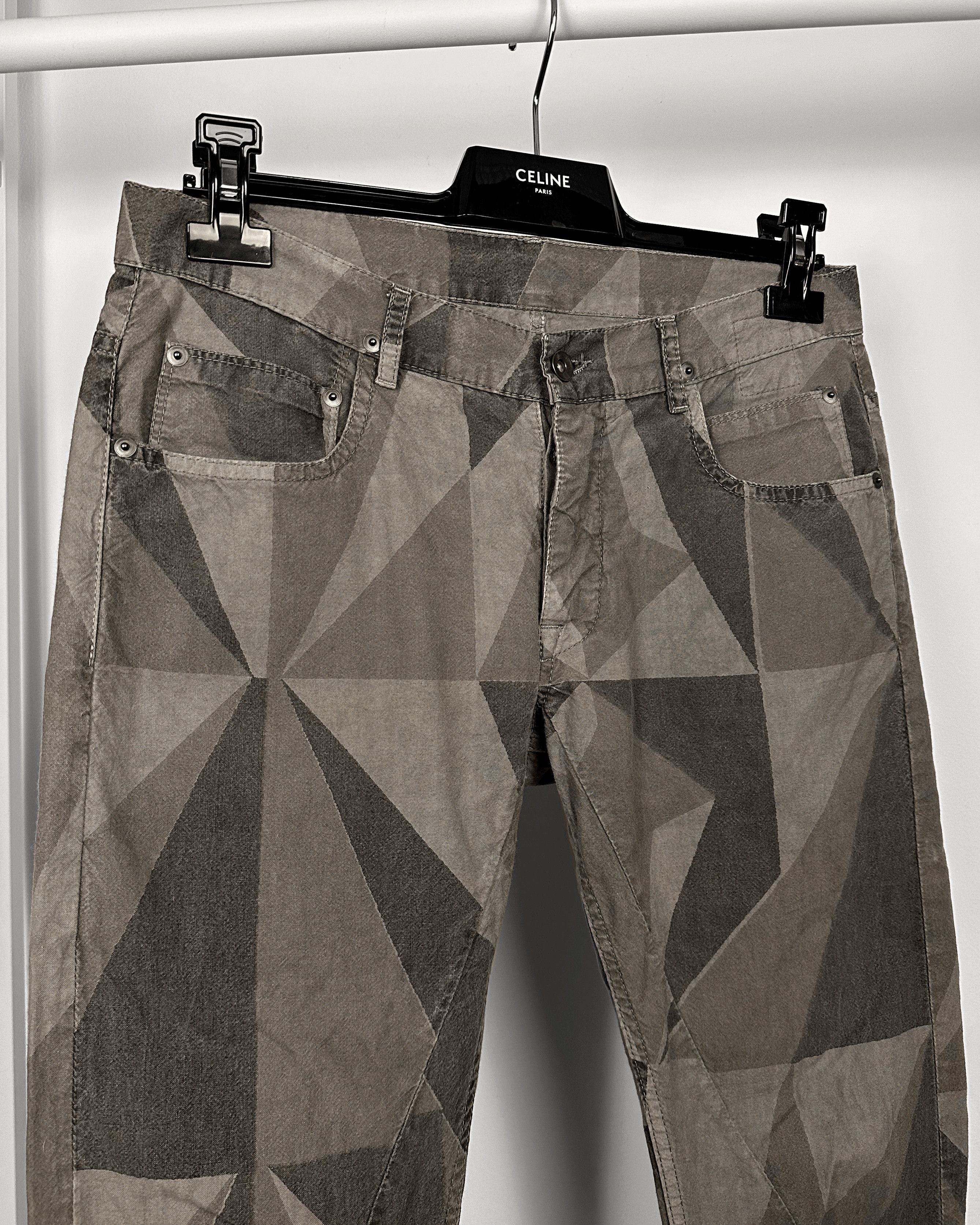Rick Owens Rick Owens Drkshdw Geometrical Camo Torrence Jeans Size US 30 / EU 46 - 3 Thumbnail