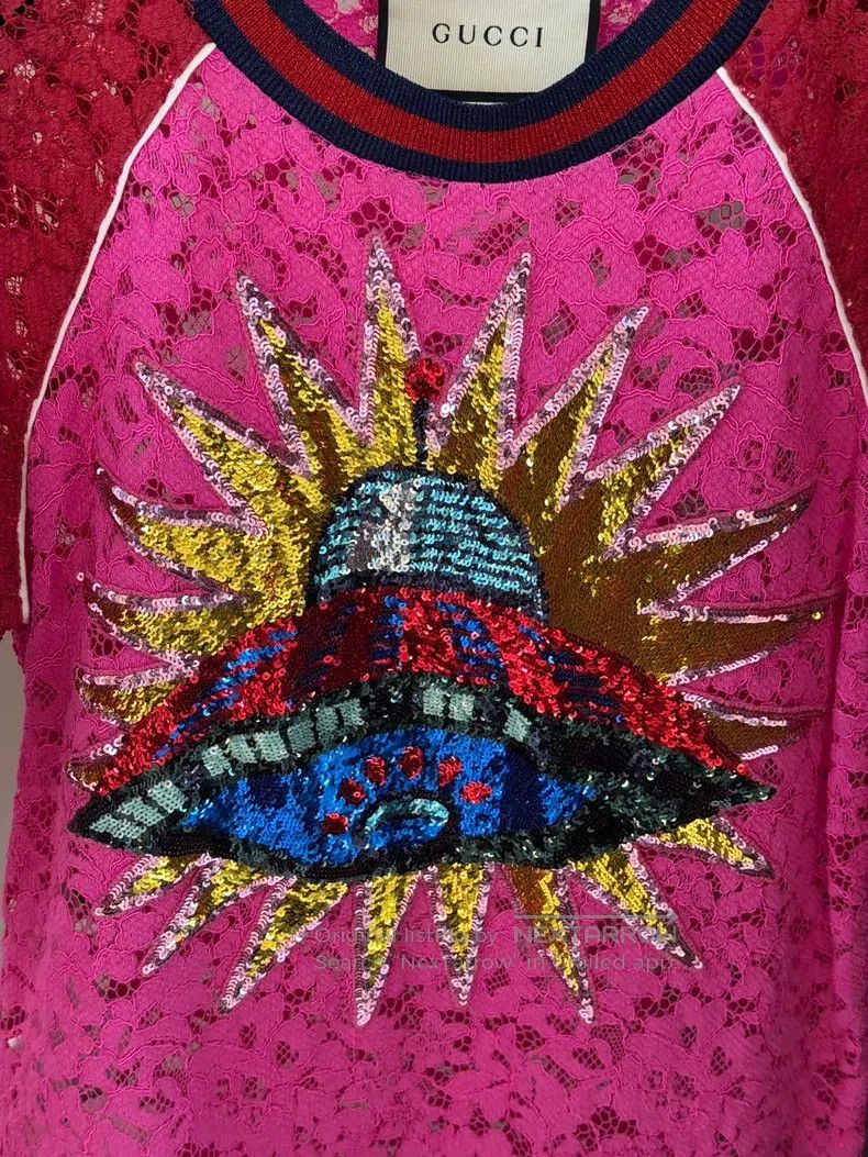 Gucci Gucci Sequin colour flying saucer short sleeve Size XS / US 0-2 / IT 36-38 - 2 Thumbnail