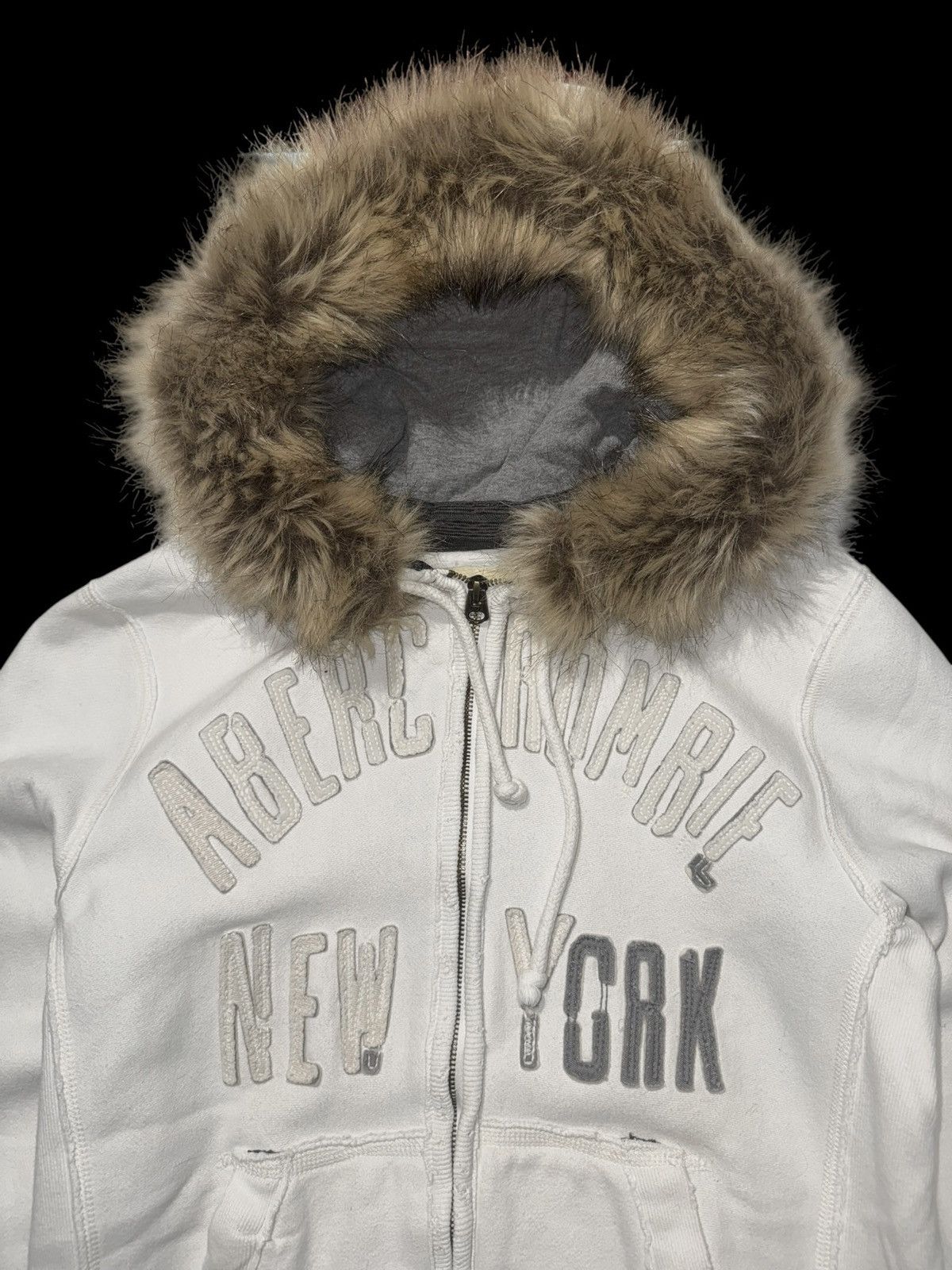Abercrombie & Fitch Abercrombie & Fitch Zip-Hoodie Fur Hoodie Size US S / EU 44-46 / 1 - 3 Thumbnail