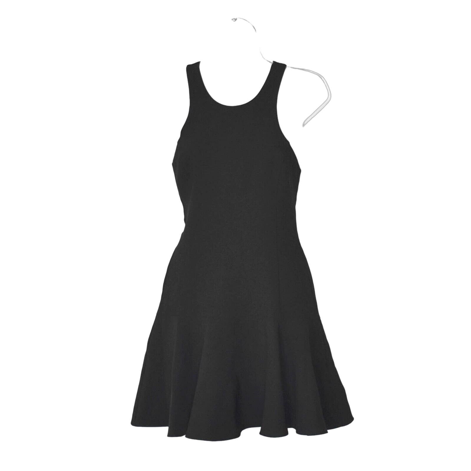 Amanda Uprichard AMANDA UPRICHARD Black Fit & Flare Mini Dress Size P $185 Size S / US 4 / IT 40 - 1 Thumbnail