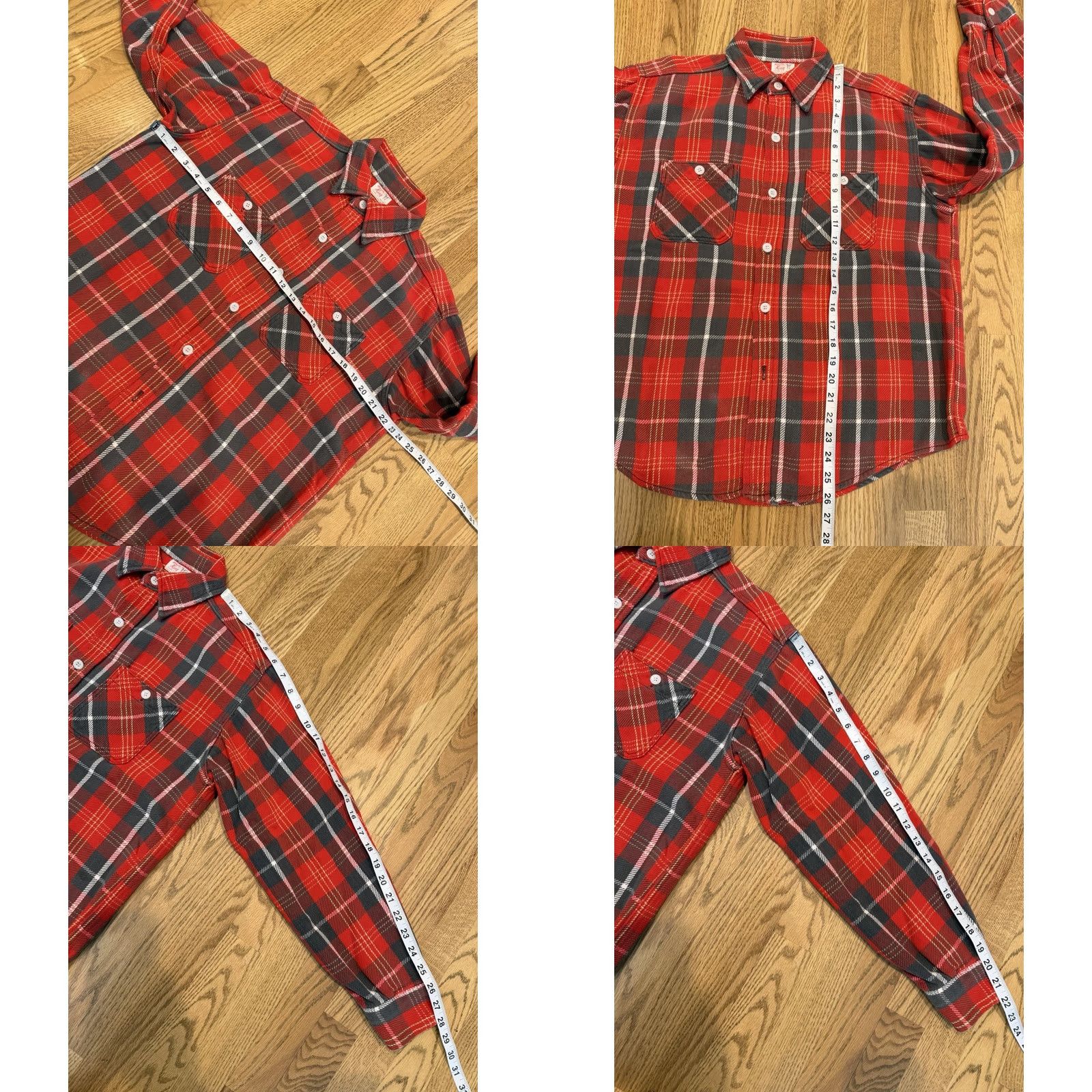 Vintage VINTAGE Winter King Cotton Flannel Shirt Plaid Long Sleeve Mens S Red Button-Up 60s 50s Retro Size US S / EU 44-46 / 1 - 9 Thumbnail