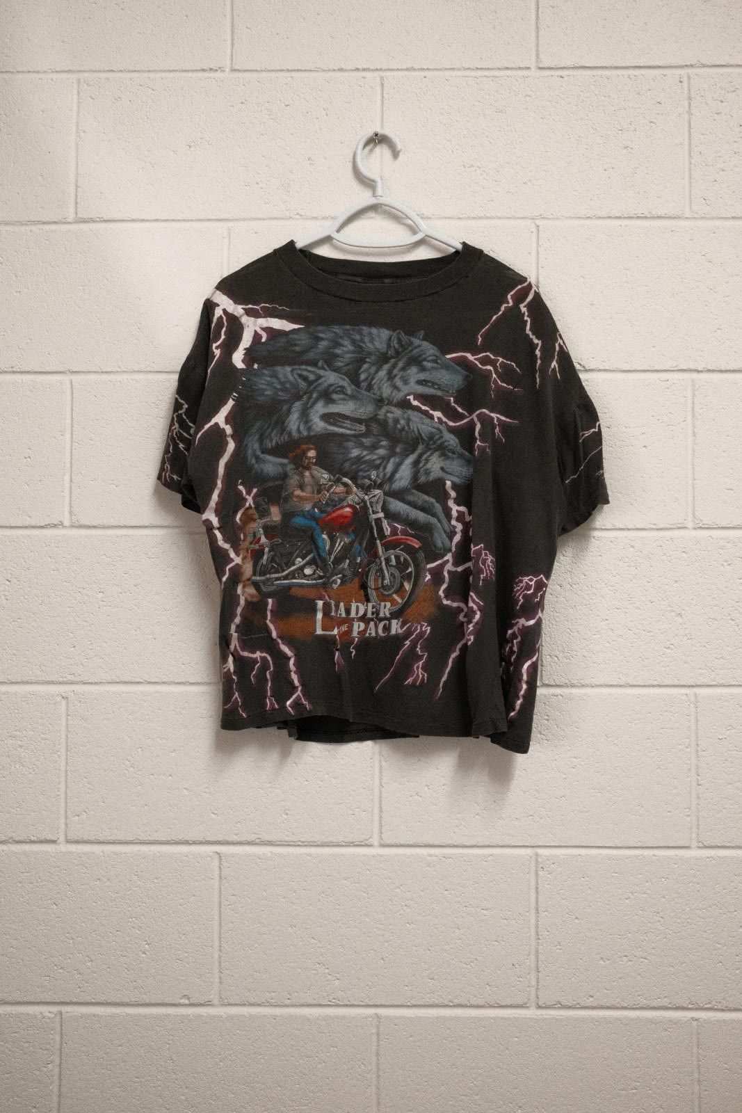 Marlboro Classics American Thunder Leader of The Pack' Single Stitch Shirt L Size ONE SIZE - 1 Thumbnail