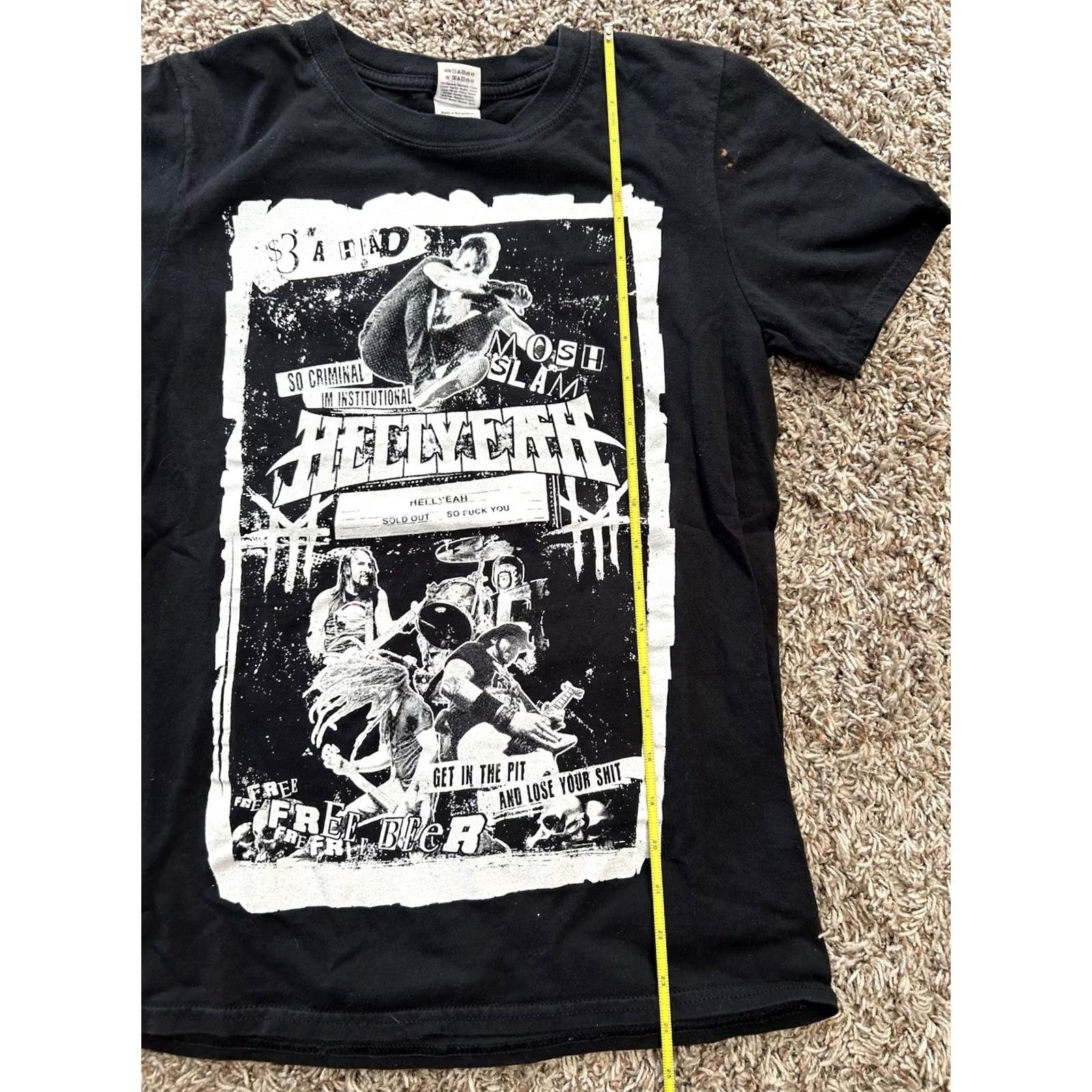 Vintage Hellyeah T-Shirt Women S Concert Black Size Small Size S / US 4 / IT 40 - 7 Thumbnail