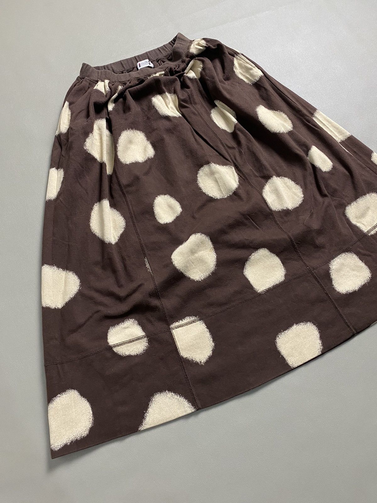 Issey Miyake × Japanese Brand × Vintage Vintage Issey Miyake Polkadot Skirt Size 30" / US 8 / IT 44 - 2 Thumbnail