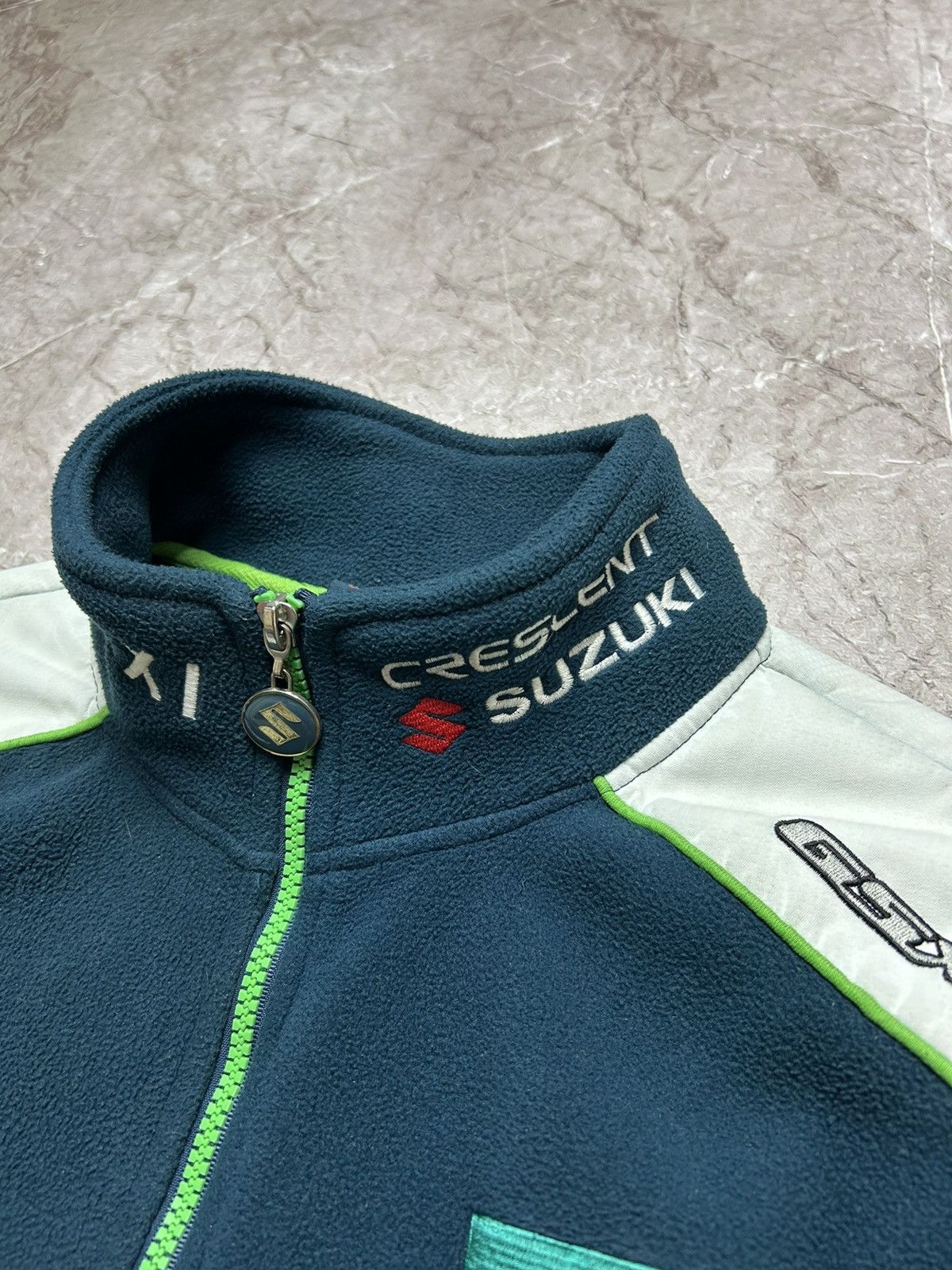 Vintage Vintage Racing Fleeced Jacket Suzuki Size US S / EU 44-46 / 1 - 7 Thumbnail