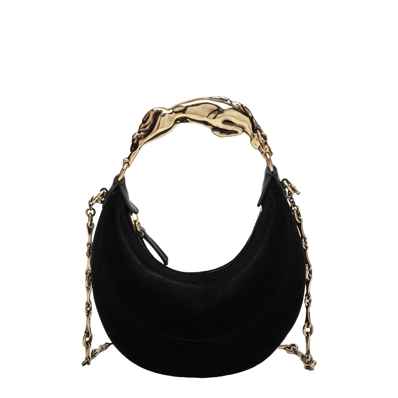 Chloe CHLOE Black Small Chain Horse Shoulder Bag New & Authentic Size ONE SIZE - 1 Thumbnail