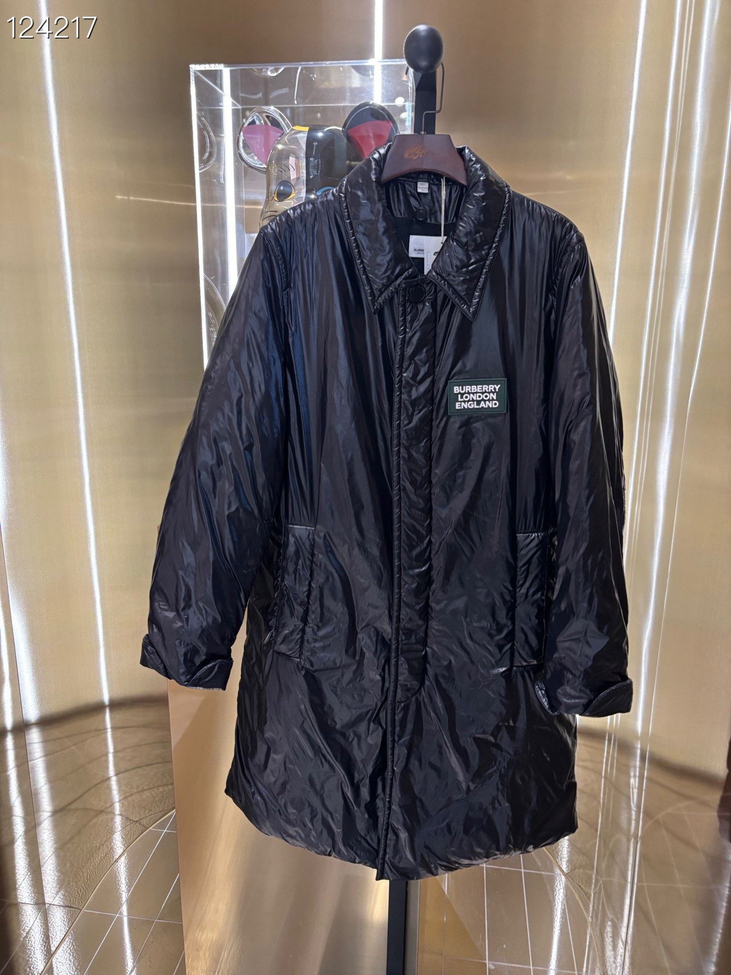 Burberry Burberry Black Logo Long Coat M Size US M / EU 48-50 / 2 - 1 Thumbnail