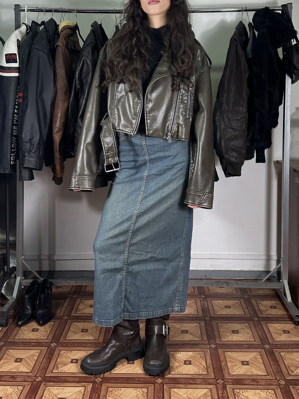 Other Denim Maxi Skirt Size 22" - 1 Thumbnail
