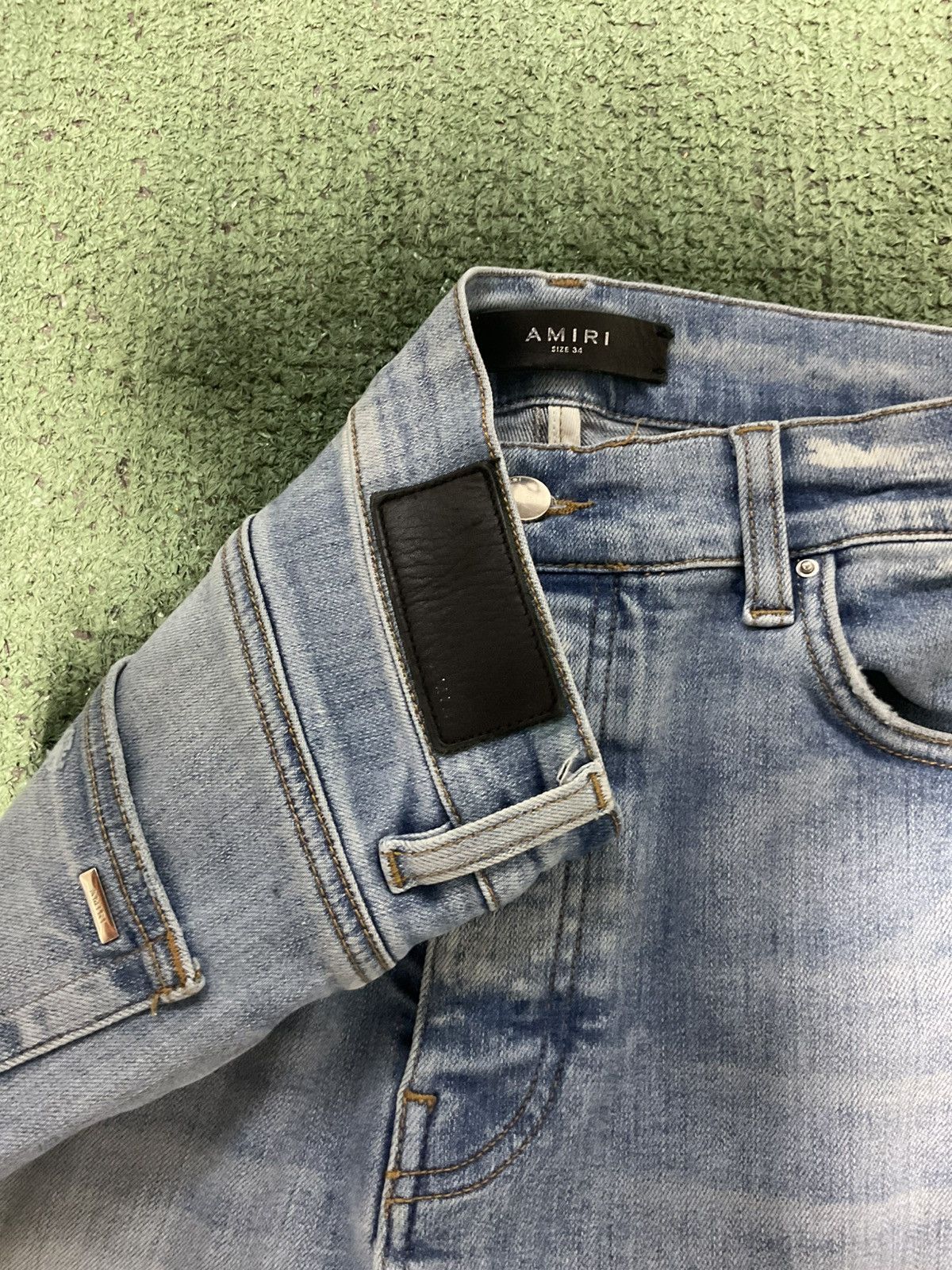 Amiri Amiri mx1 brown patch Size US 34 / EU 50 - 4 Thumbnail