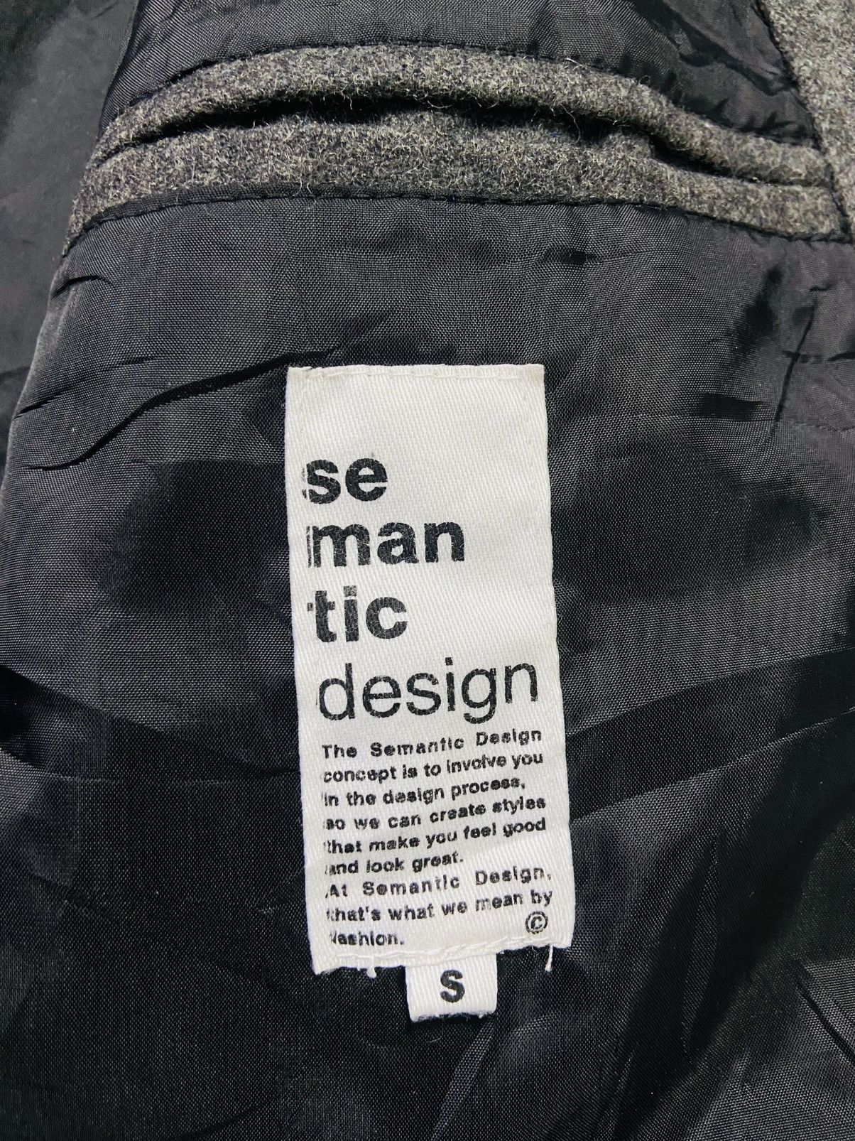 semanticdesign Semantic Design Multipocket Hoodie Wool Jacket Size M / US 6-8 / IT 42-44 - 16 Thumbnail