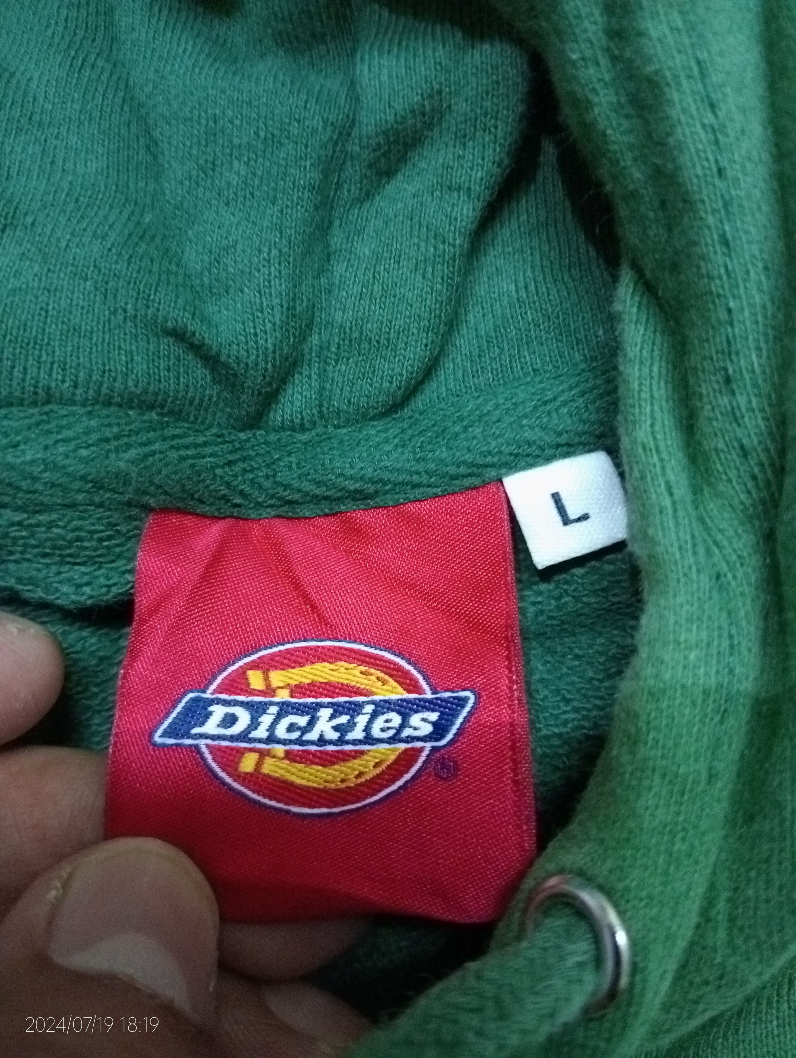 Dickies Vintage Dickies Work Clothing Pullover Green Hoodie Size US L / EU 52-54 / 3 - 3 Thumbnail