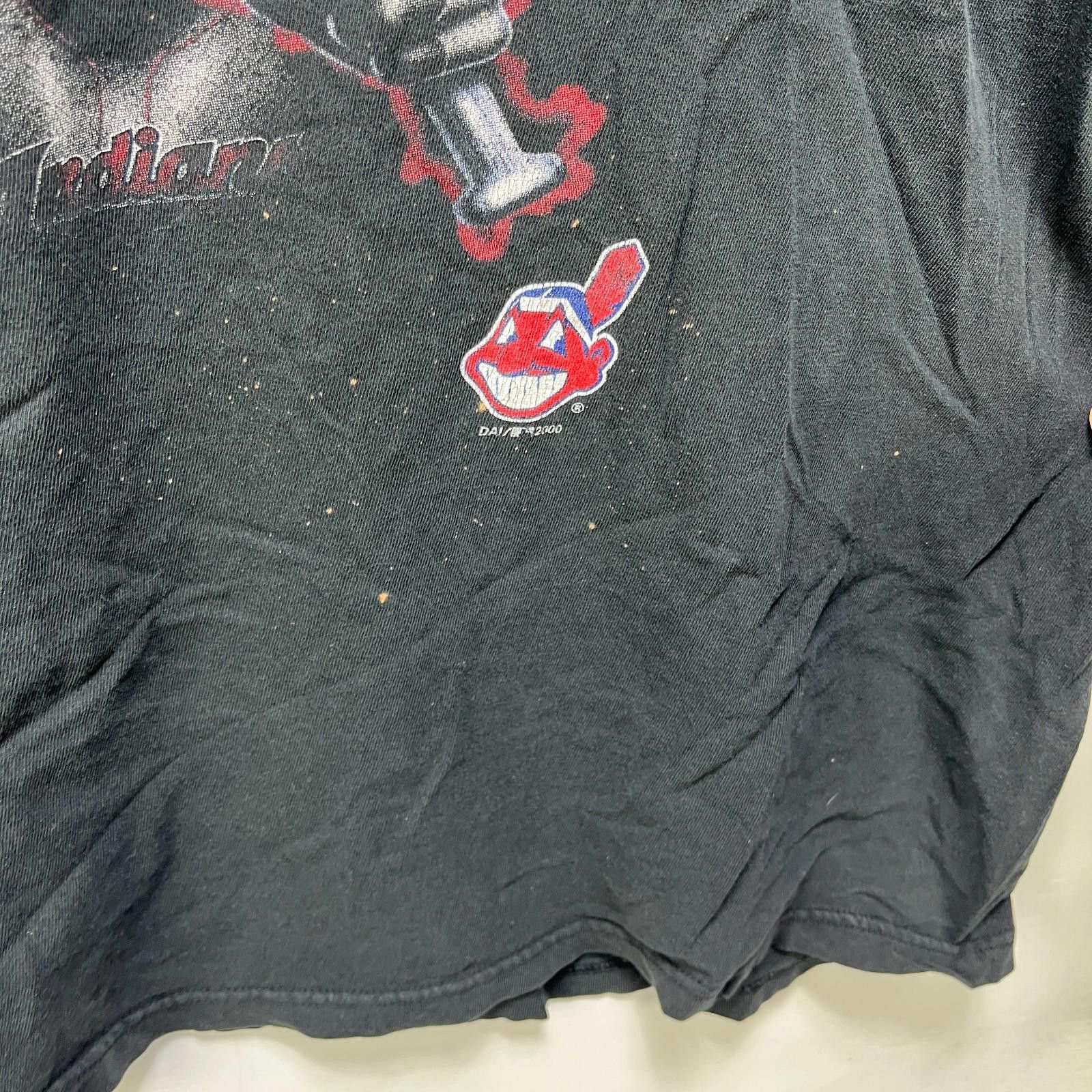 Vintage Vintage Cleveland Indians MLB T Shirt XL Size ONE SIZE - 4 Thumbnail