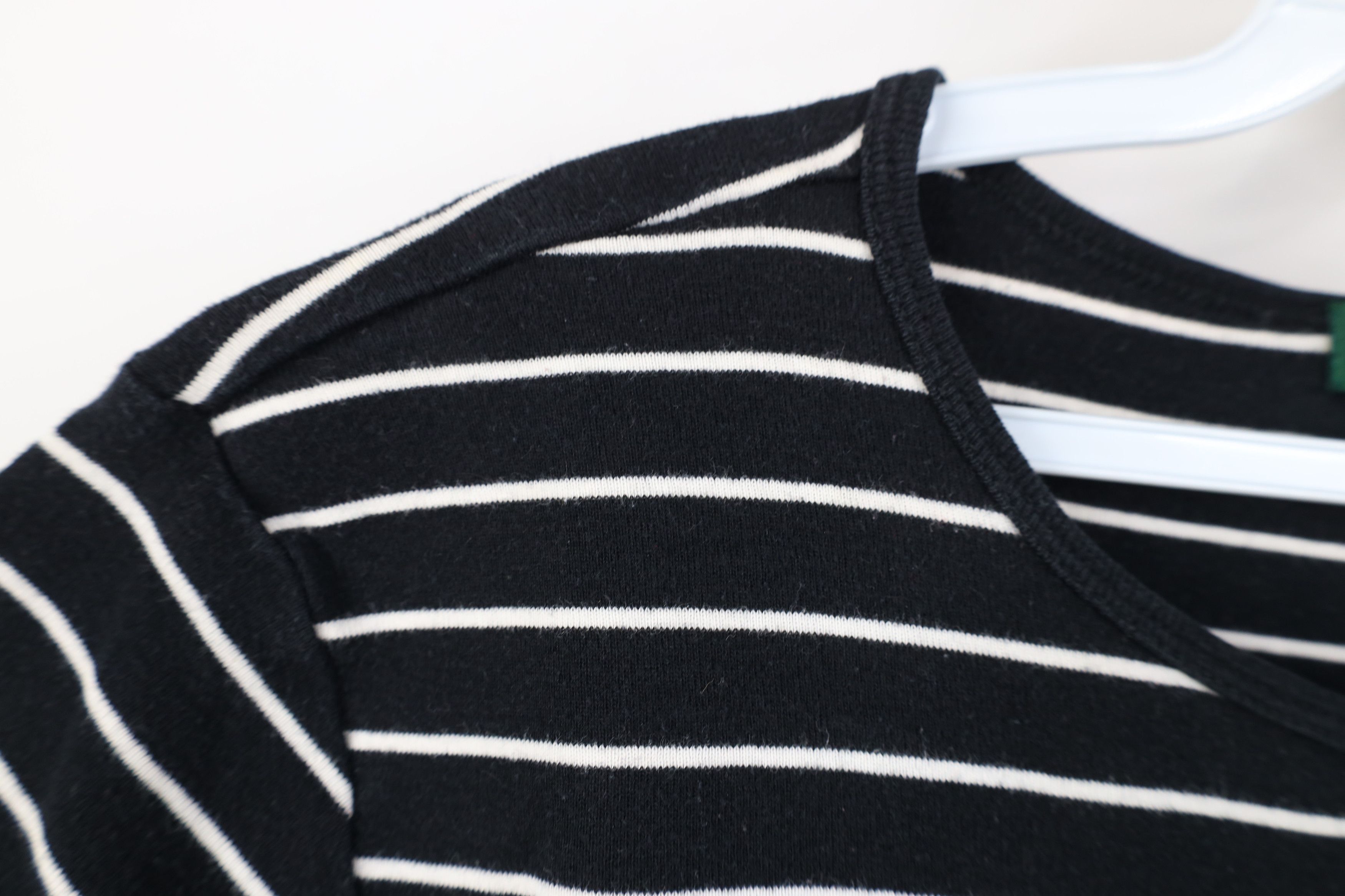 Ralph Lauren Vintage 90s Y2K Ralph Lauren Ribbed Knit T-Shirt Black Size L / US 10 / IT 46 - 5 Thumbnail