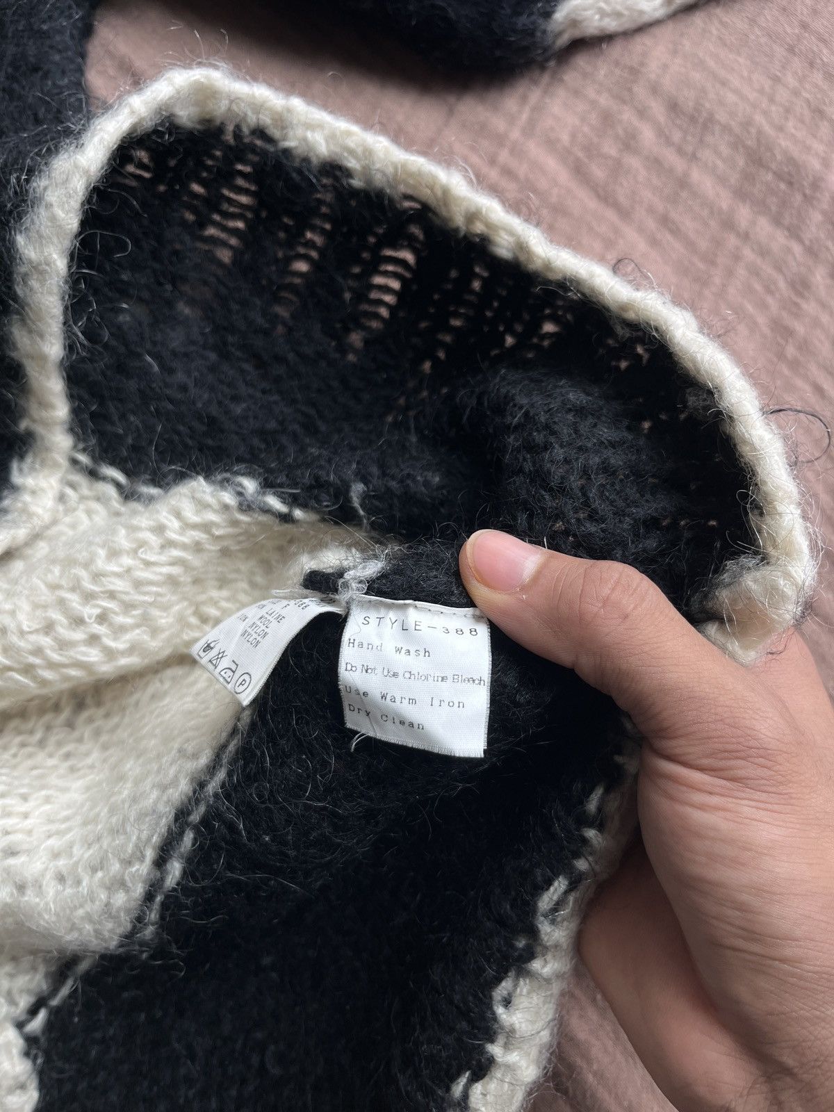 General Research 1998 Striped Mohair Sweater (SOLD) Size US M / EU 48-50 / 2 - 8 Thumbnail